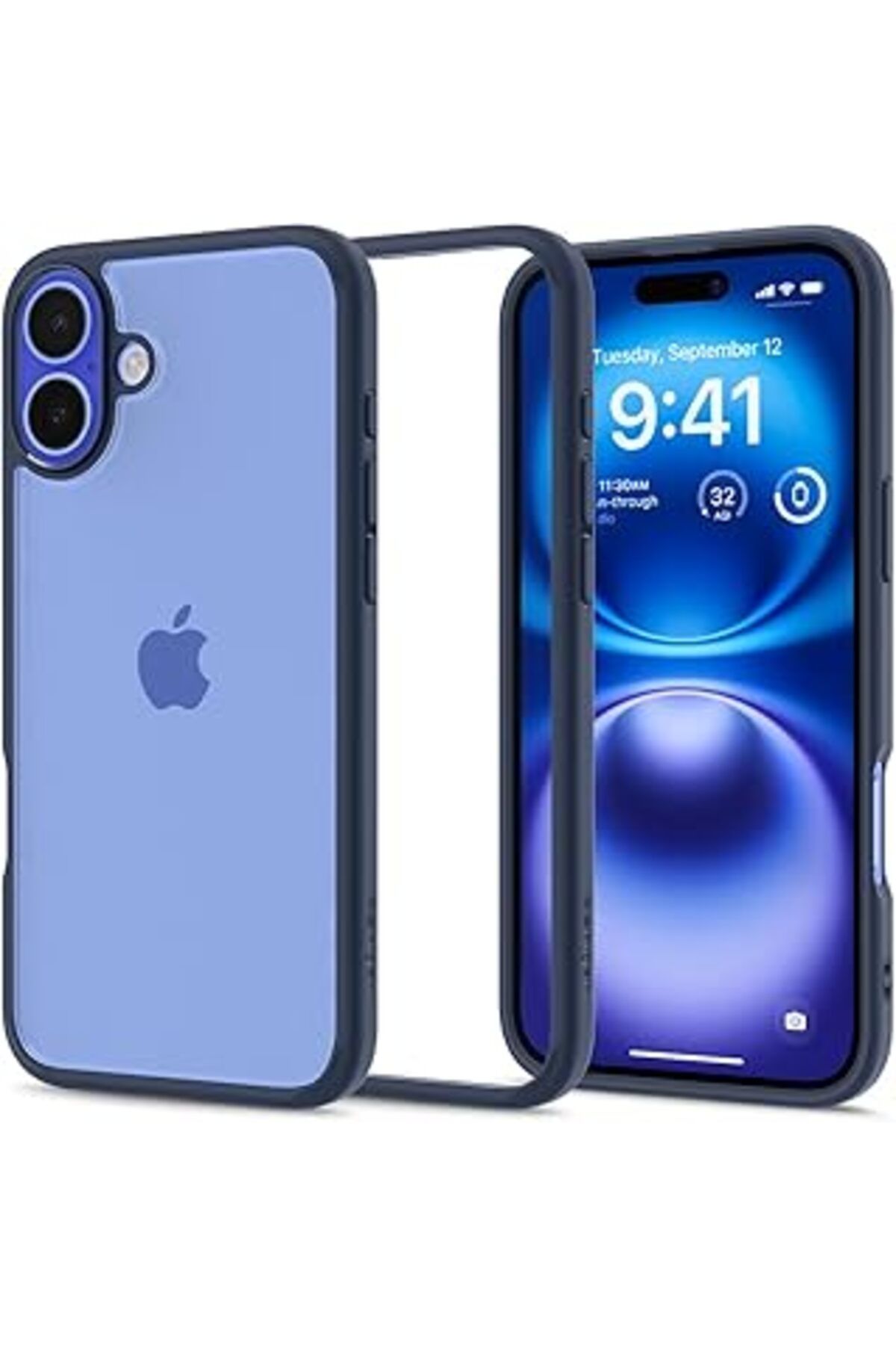 MAGNESİA Spigen Iphone 16 Kılıf Ultra Hybrid Navy Blue - Acs08202