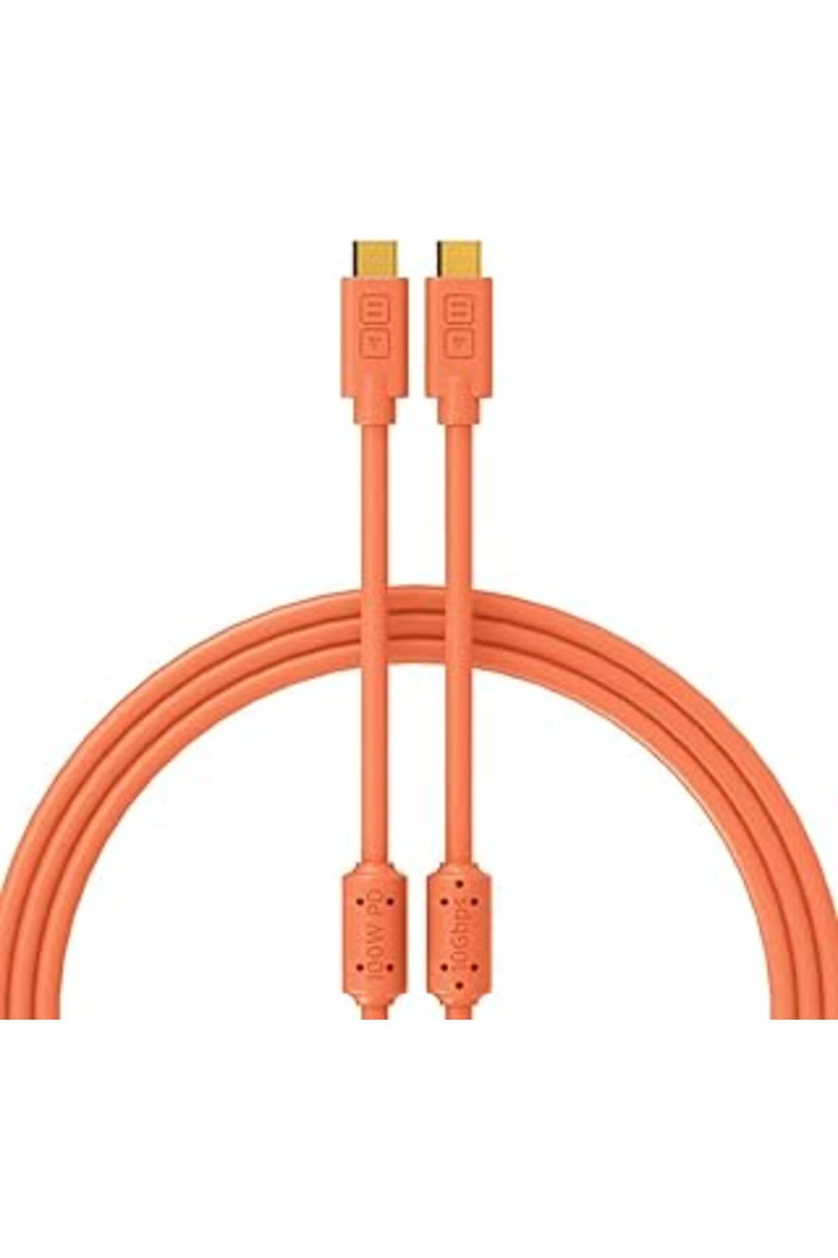 robotrend Dj Techtools Chroma Cables Usb-C To C - 1Mt | Neon Orange