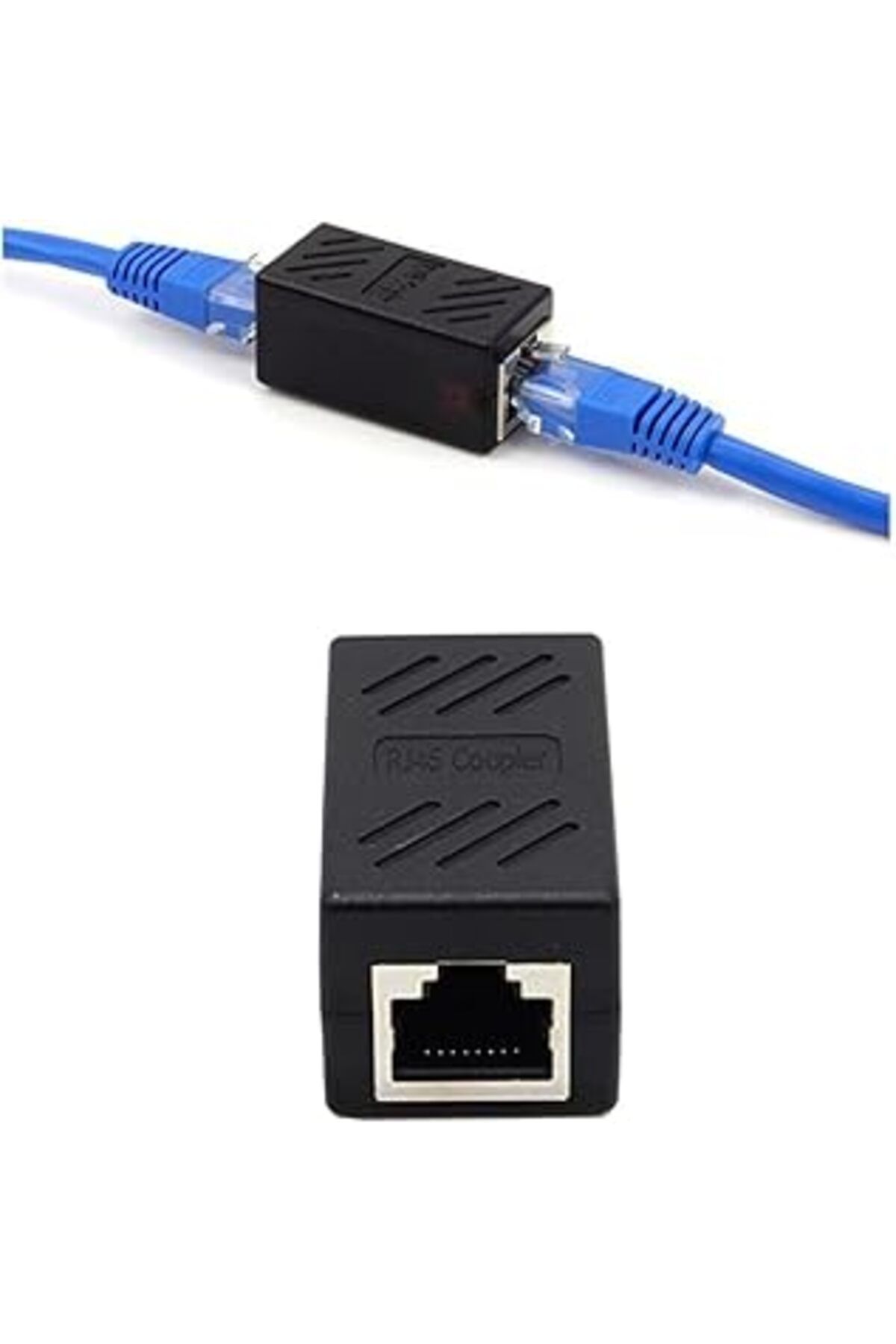 nerede bulurum 1 Portlu Ethernet Splitter, Çift Lan Kablosu, Ethernet Bölücü, Rj45 Dişi Adaptör Konnektö