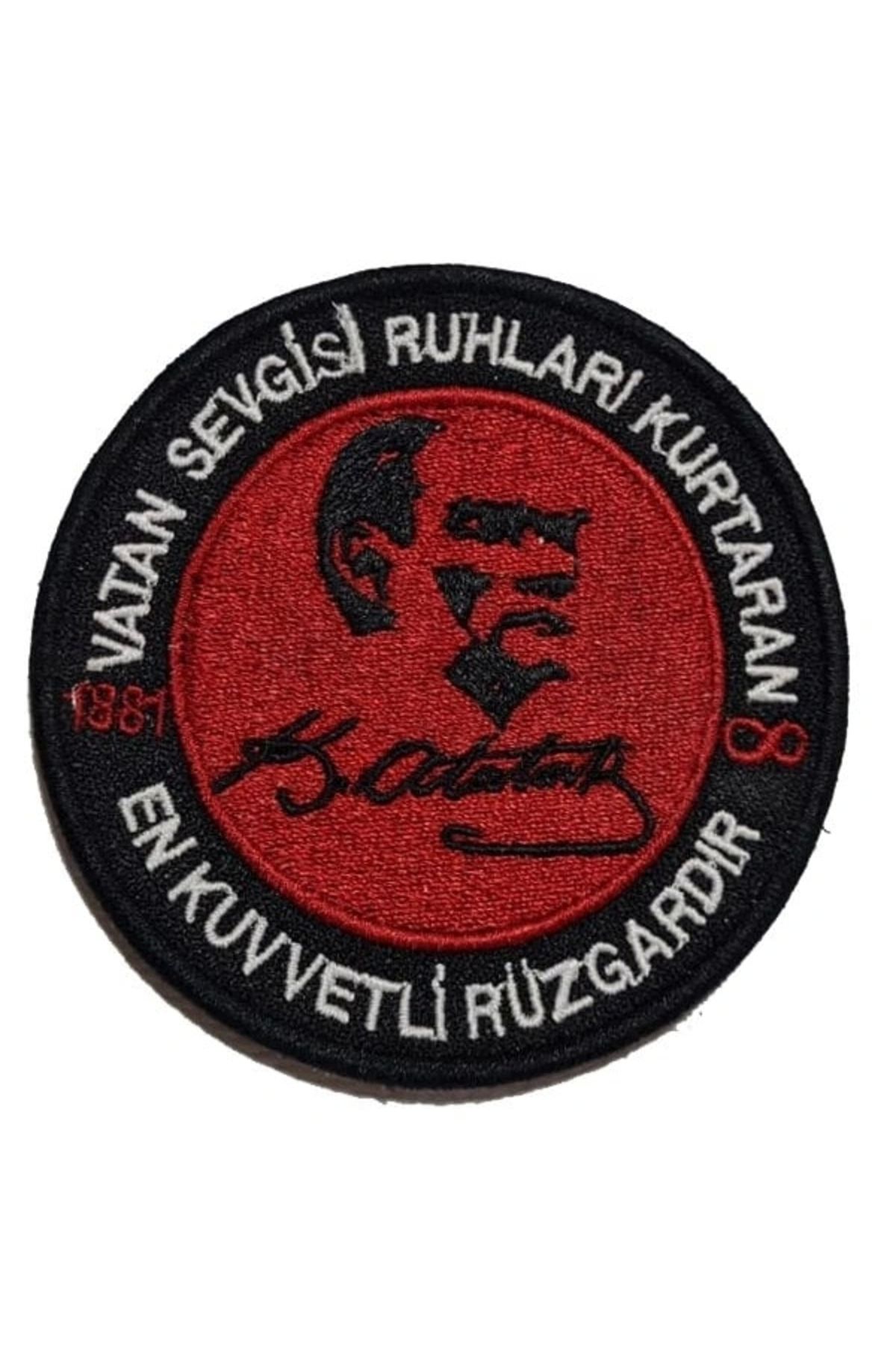 Astüm Askeri Malzeme ATATÜRK ve VATAN SEVGİSİ PATCH - SİYAH-KIRMIZI-BEYAZ