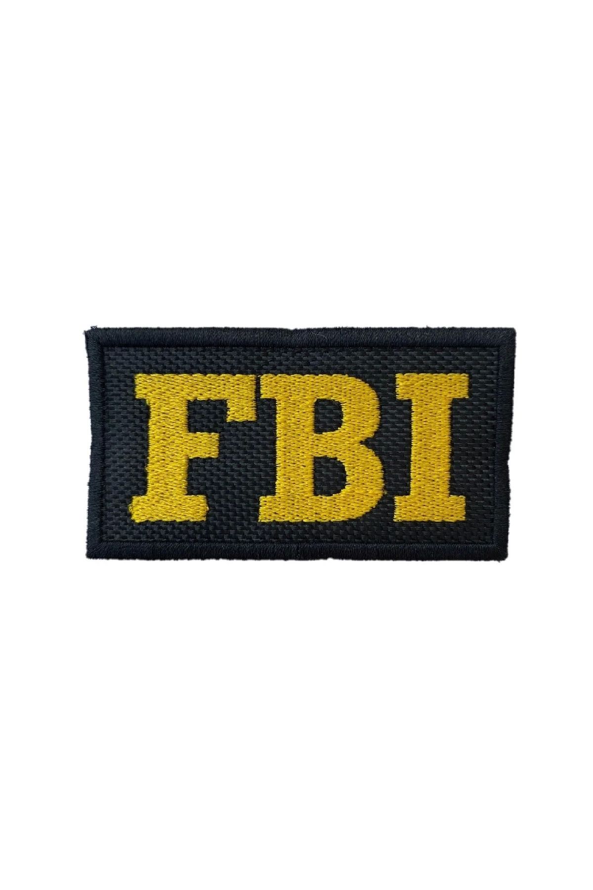 Astüm Askeri Malzeme FBI PATCH KUCUK - SARI SIYAH