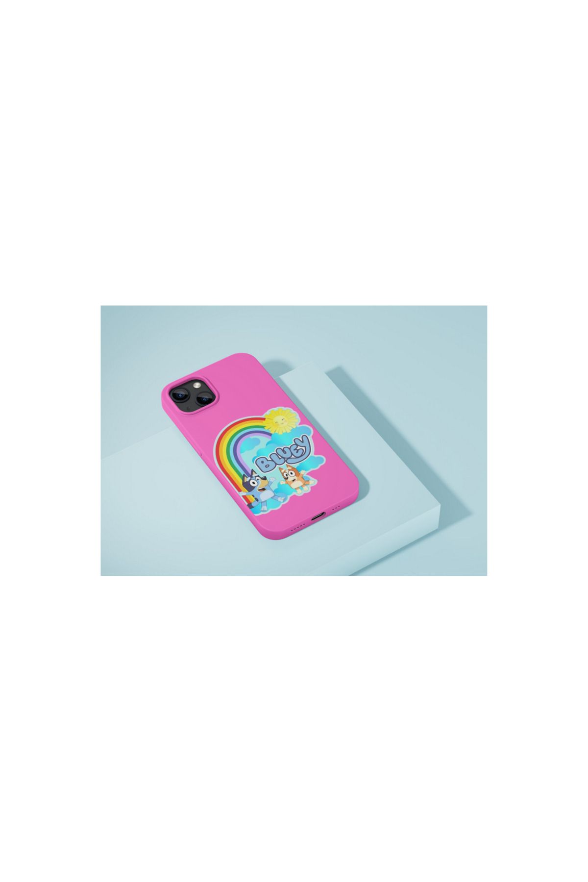 SOFTCASE BLUEY Iphone Tüm Modellere Uyumlu Kılıf Iphone 6,7,8,x,11,12,13,14,15,16 Plus