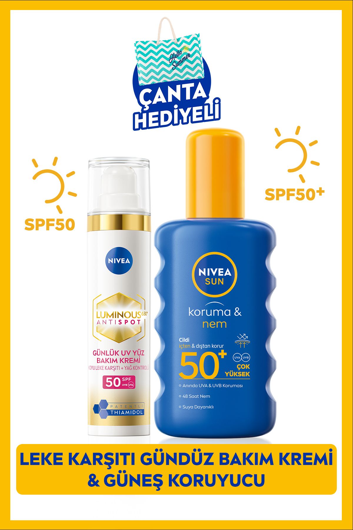 NIVEA Su Bazlı Güneş Koruyucu Vücut Spreyi 200ml S.GÜZELLİK