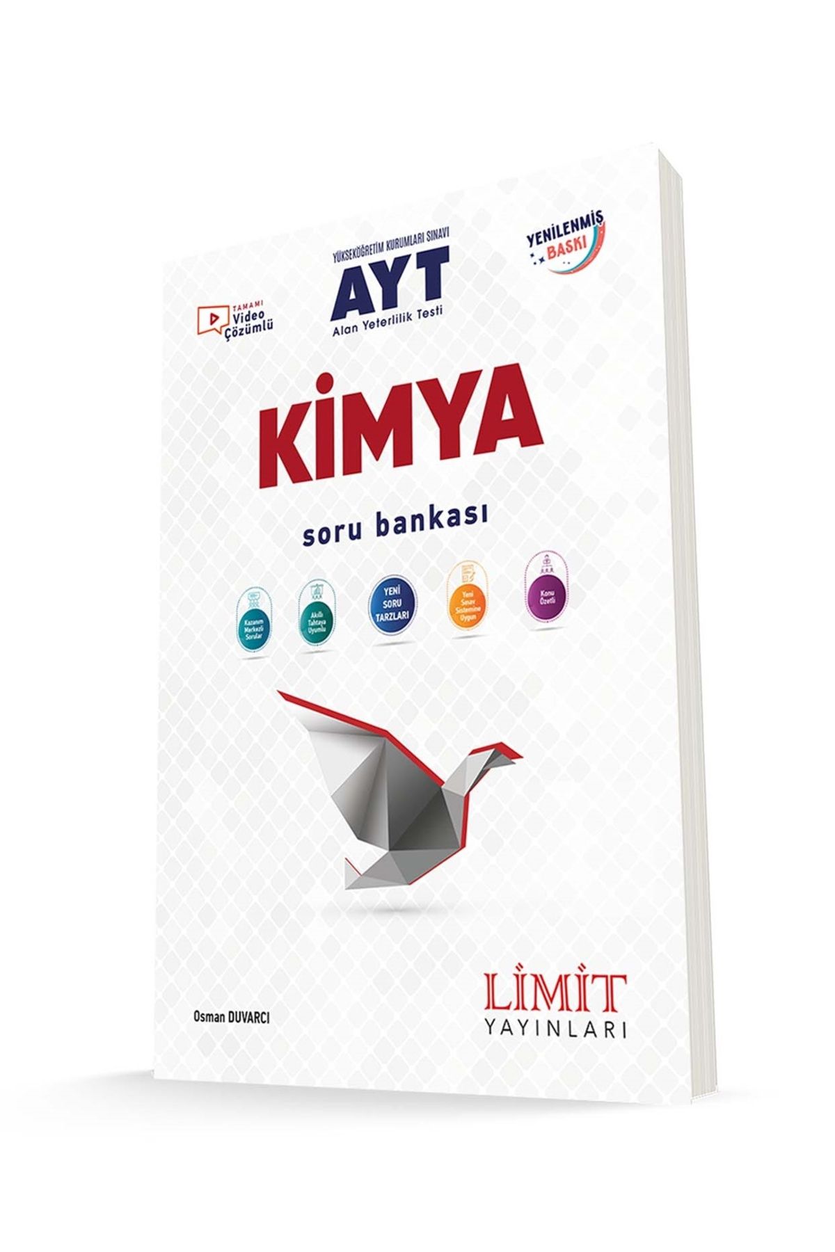 Limit Yayınları 2024 - 2025 Müfredat Yeni Nesil AYT KİMYA SORU BANKASI