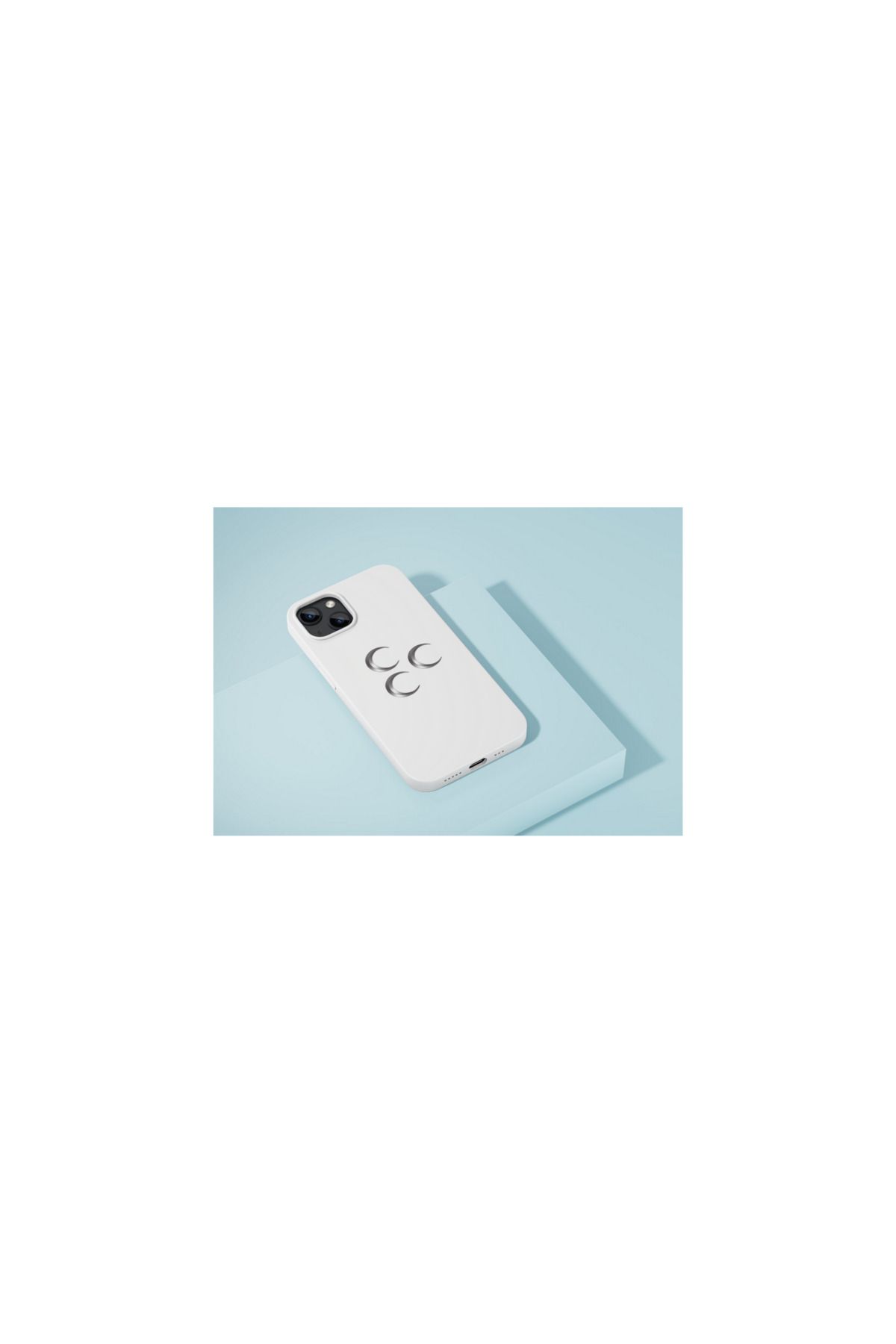 SOFTCASE 3 Hilal Iphone Tüm Modellere Uyumlu Kılıf Iphone 6,7,8,x,11,12,13,14,15,16 Plus