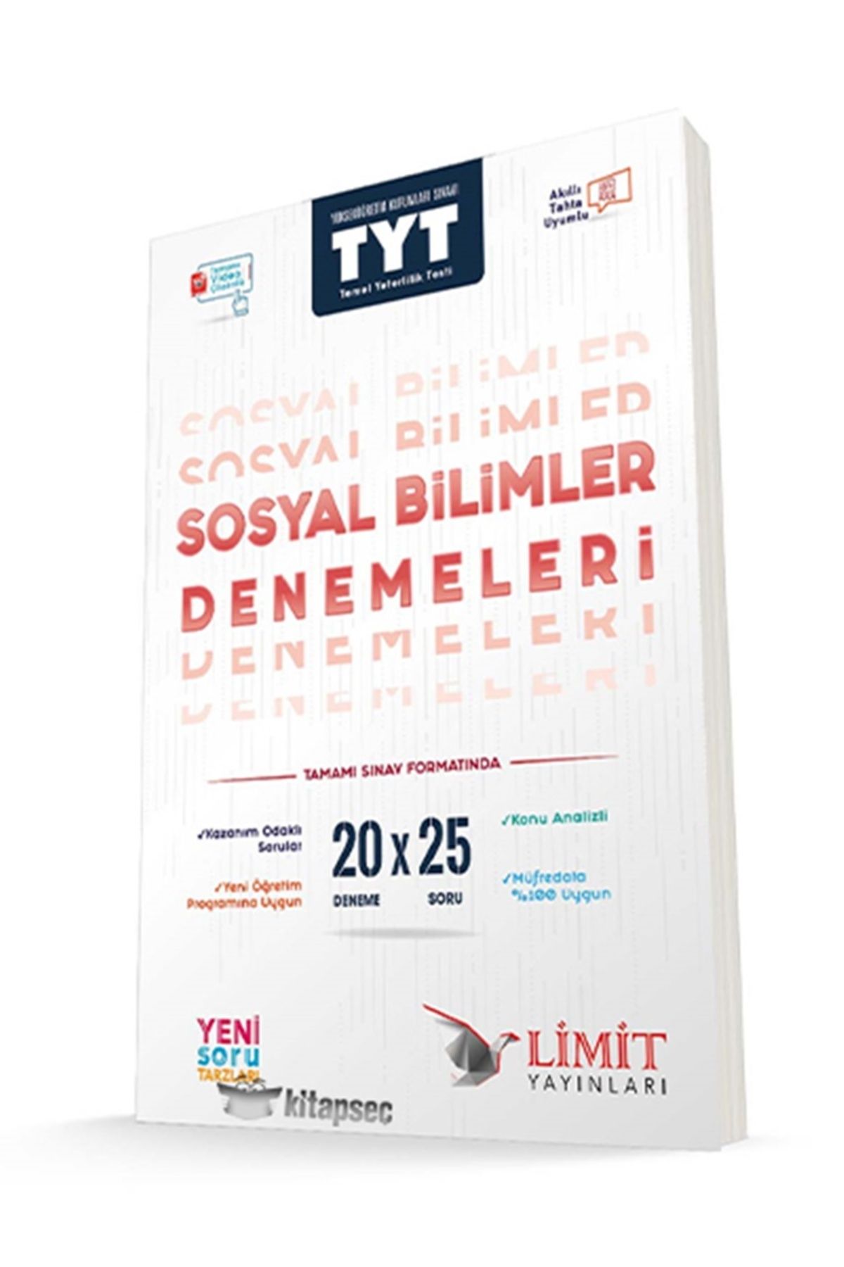 Limit Yayınları 2024 - 2025 Müfredat Yeni Nesil TYT COĞRAFYA DENEMLERİ