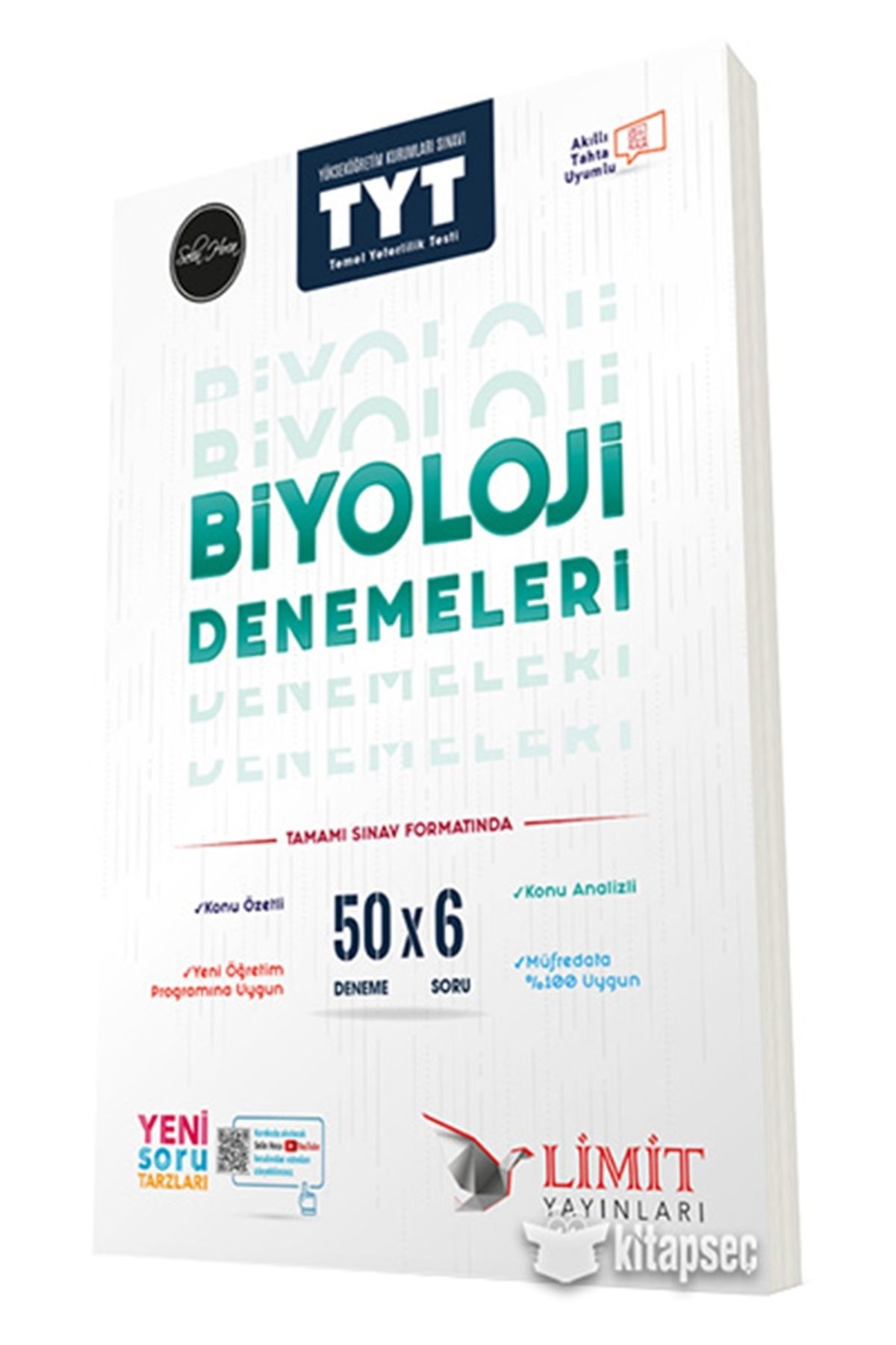 Limit Yayınları 2024 - 2025 Müfredat Yeni Nesil TYT BİYOLOJİ DENEMLERİ