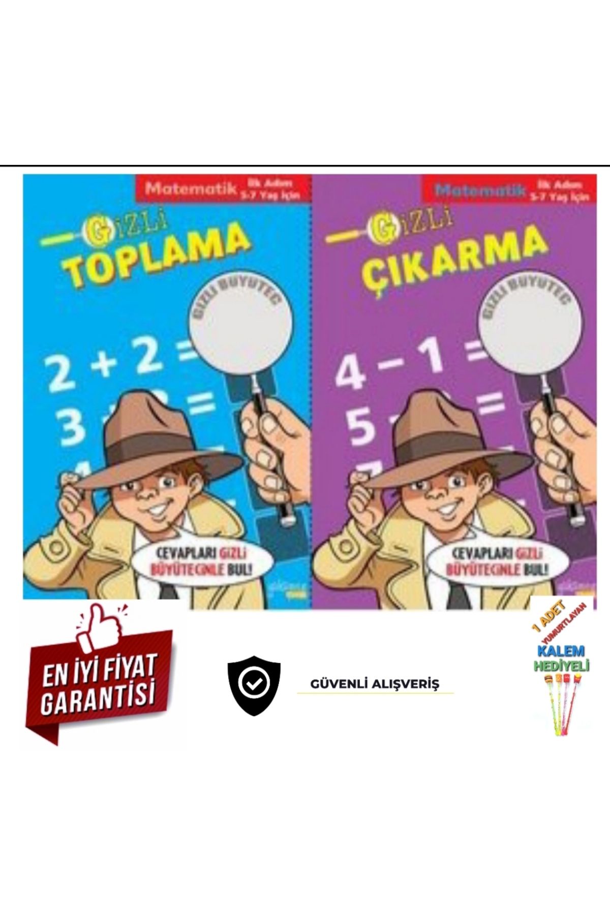 Yuka Kids Matematik Gizli Toplama & Gizli Çıkarma (HEDİYELİ)