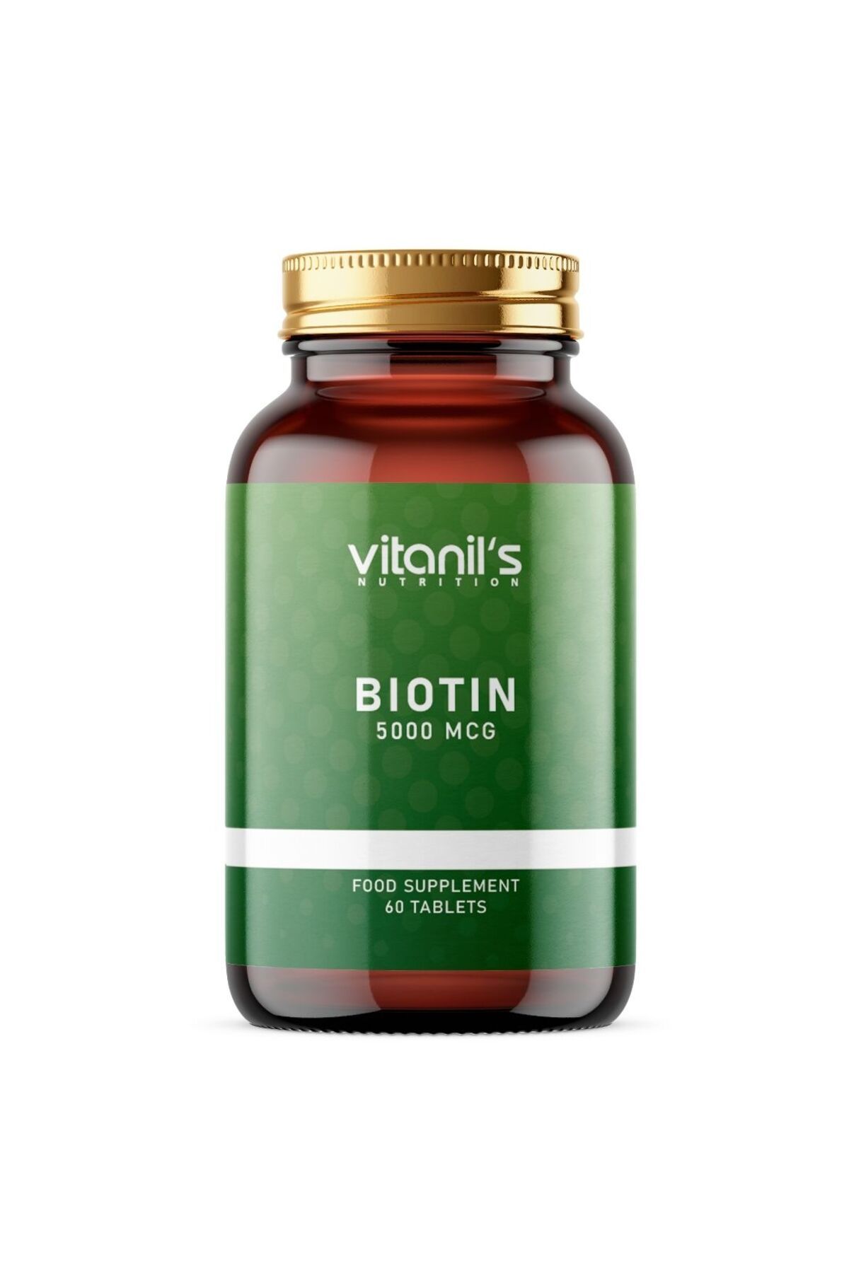 Vitanil's Nutrition Biotin 60 Tablet - 5000 mcg