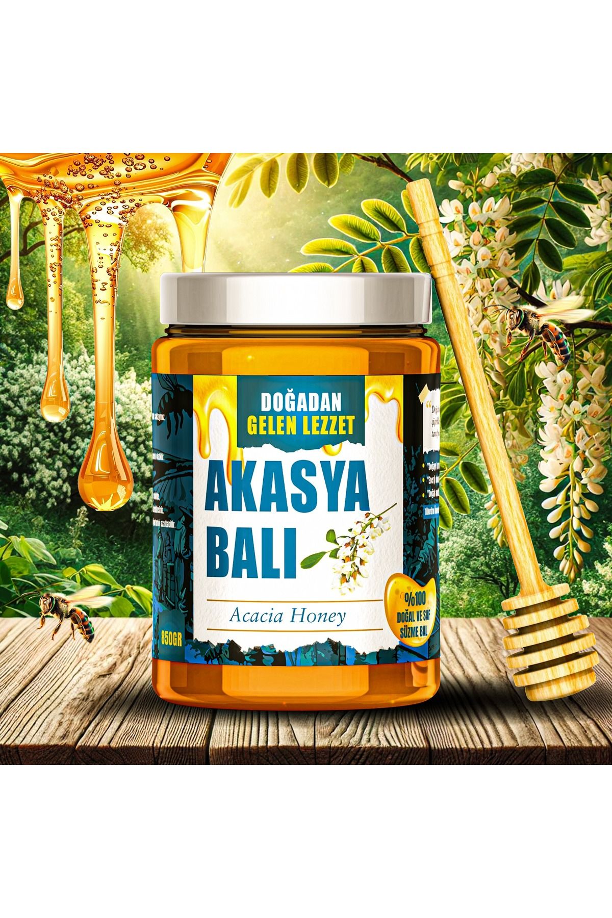 DOĞADAN GELEN LEZZET AKASYA BALI 850Gr