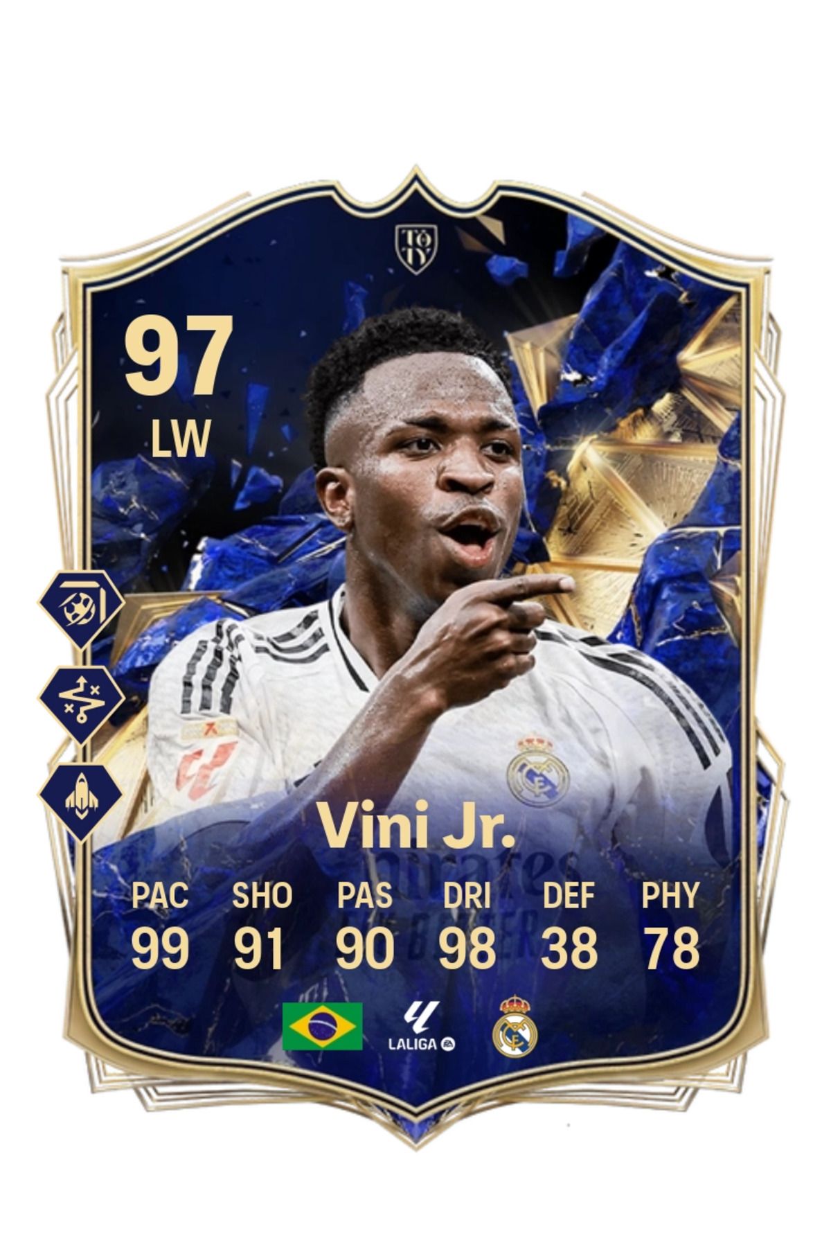 BERKANTTP Vini JR FC 25 TOTY Fut Card