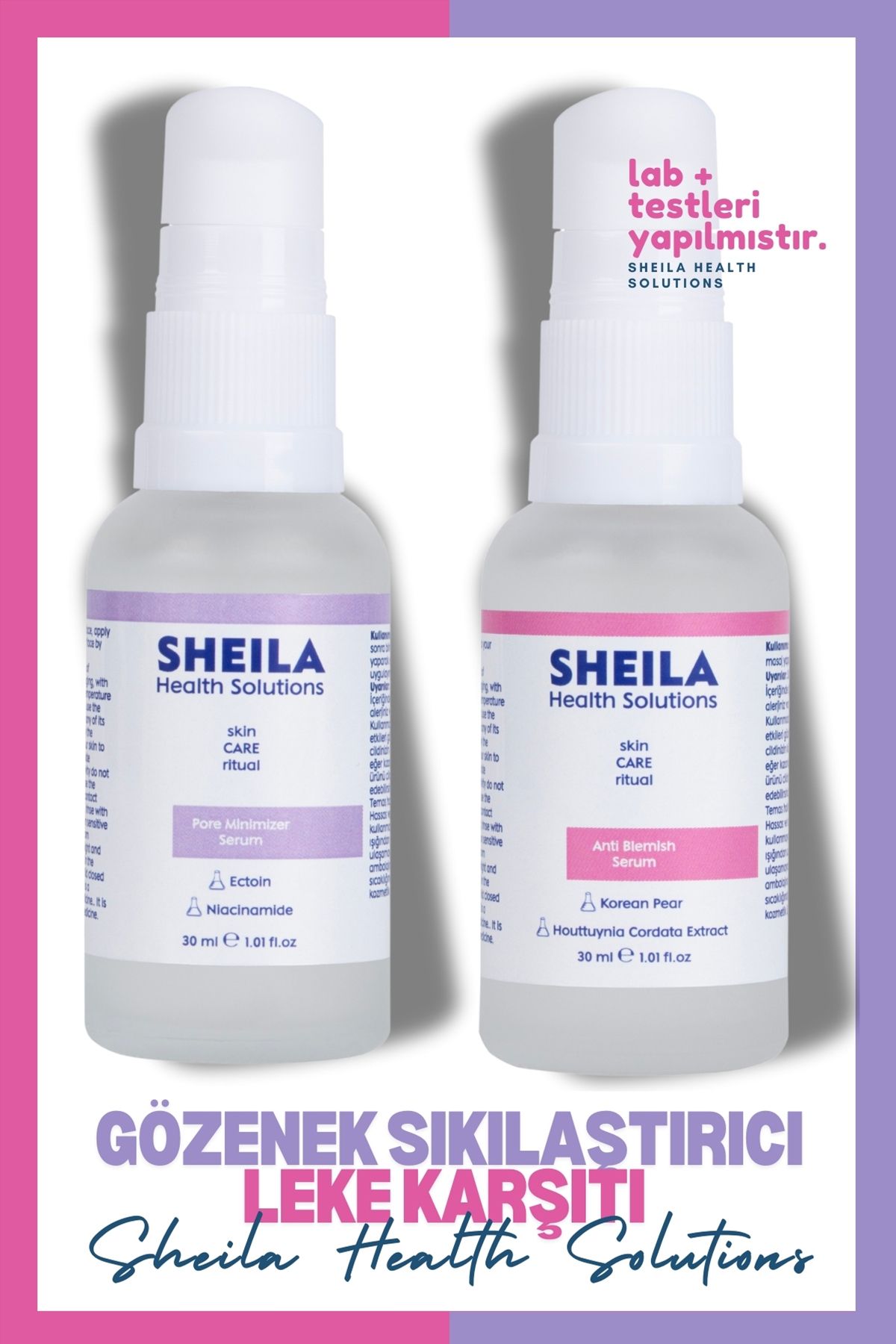 Sheila Health Solutions Gözenek Sıkılaştırıcı Leke Karşıtı Serum 30 ML