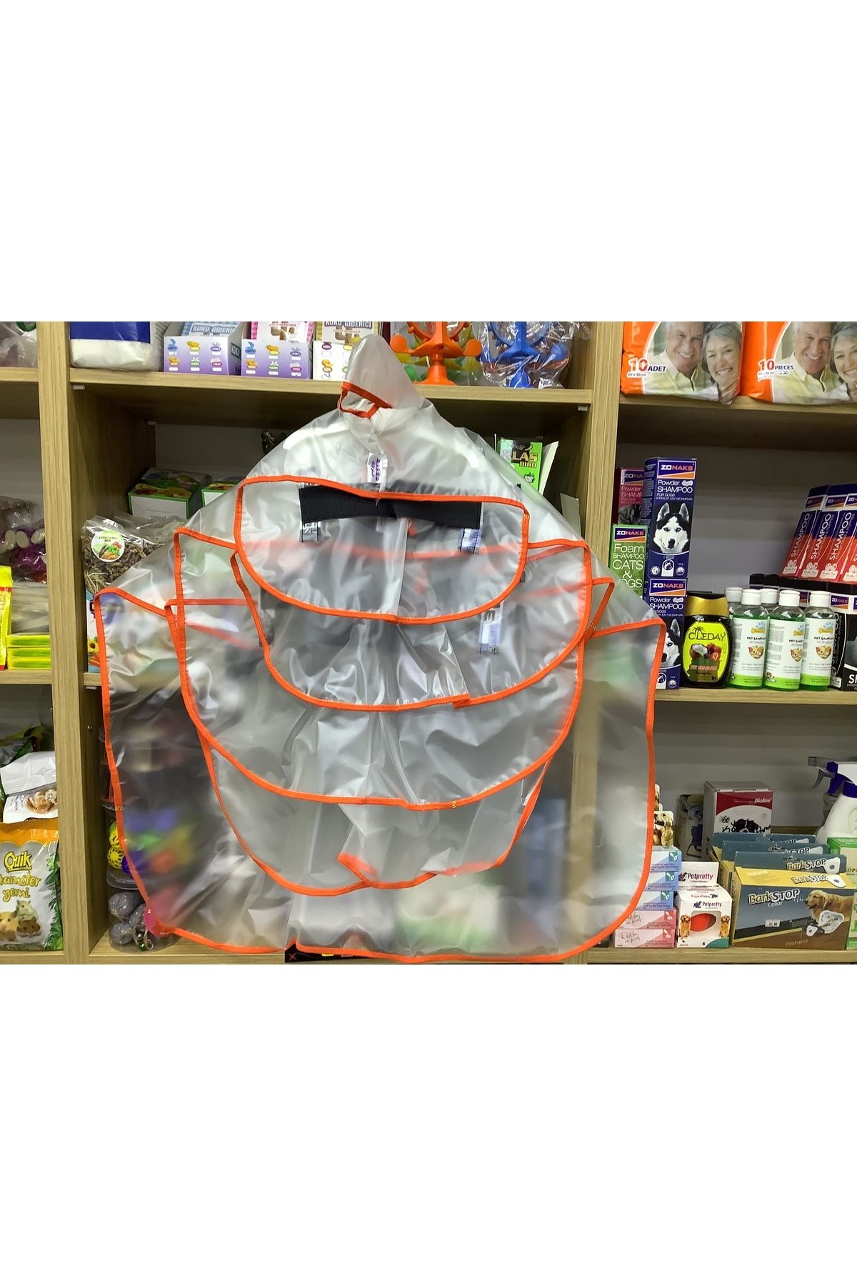 Foxy-Transparent Dog Raincoat 4