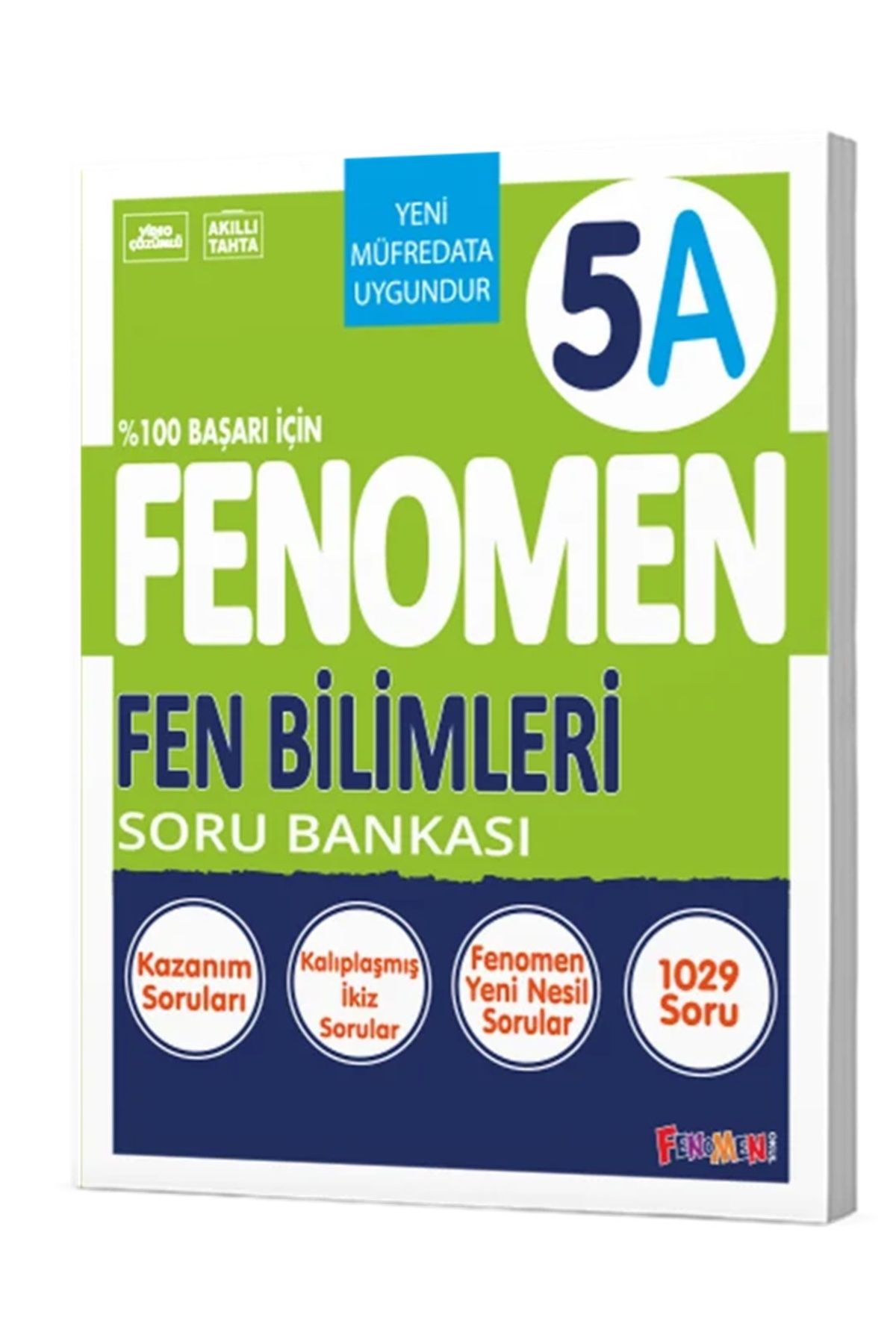 Fenomen Yayıncılık 2024-2025 Müfredat Yeni Nesil 5.Sınıf A Serisi Fen Bilimleri Soru Bankası