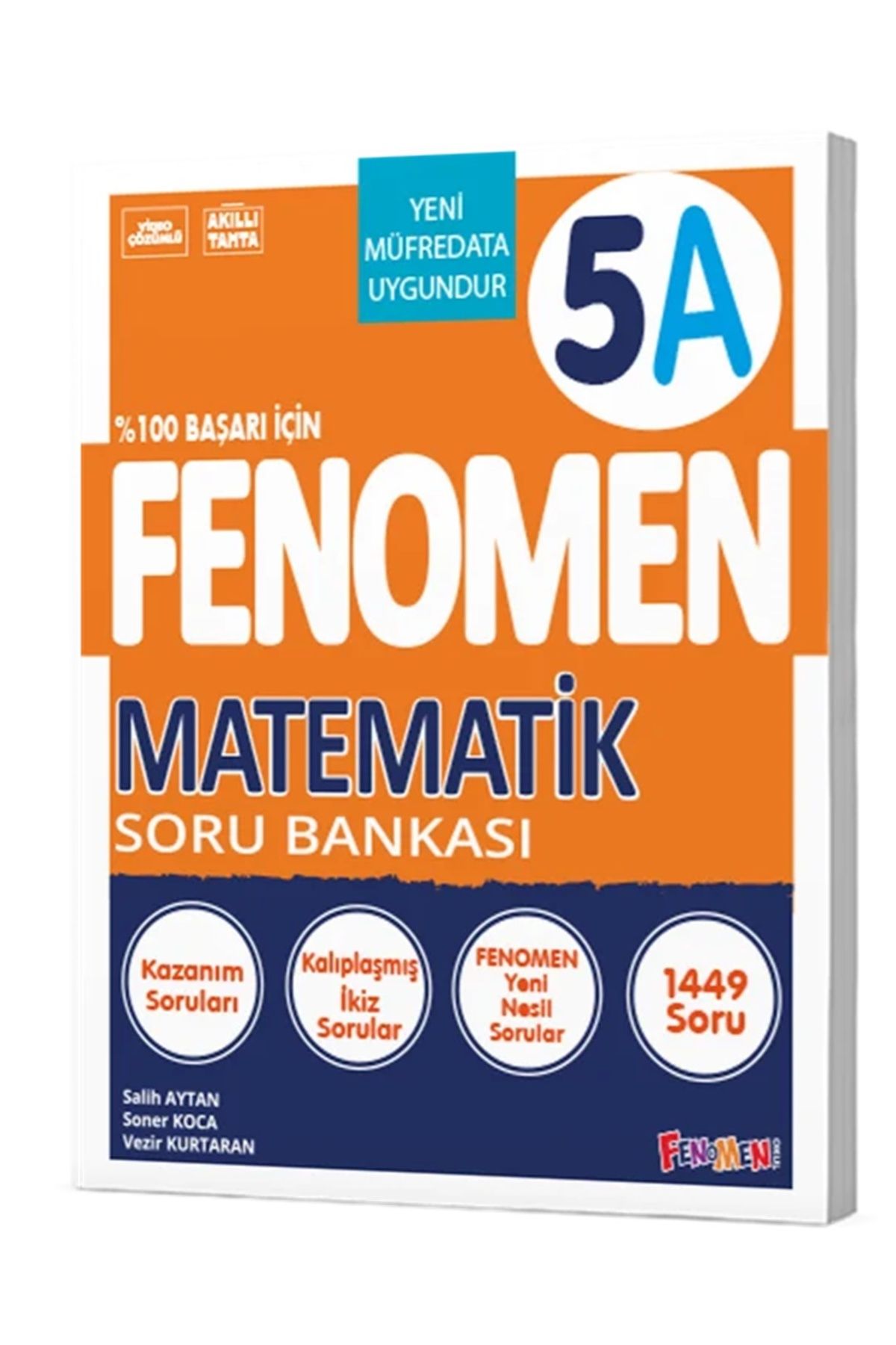 Fenomen Yayıncılık 2024-2025 Müfredat Yeni Nesil 5.Sınıf A Serisi Matematik Soru Bankası