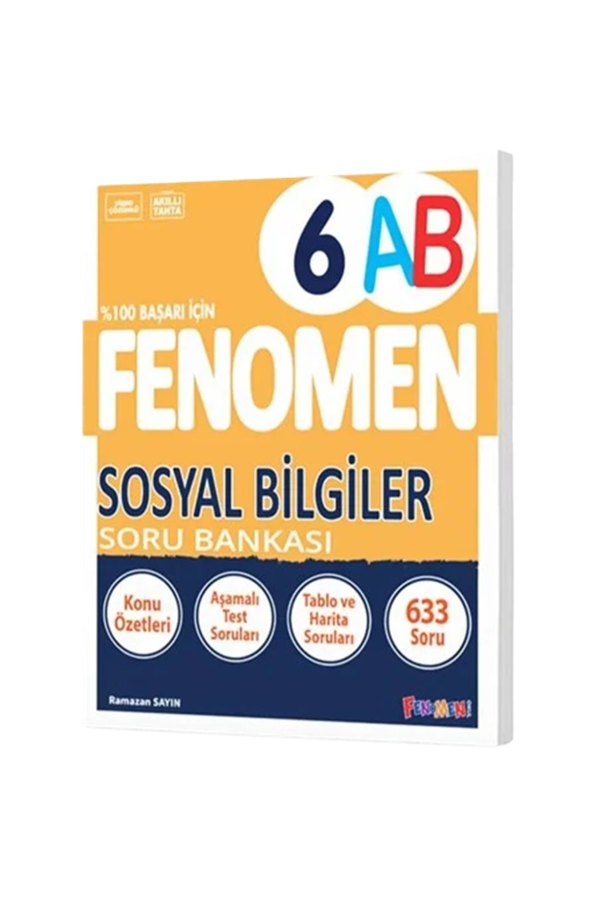 Fenomen Yayıncılık 2024-2025 Müfredat Yeni Nesil 6.Sınıf A-B Serisi Sosyal Bilgiler Soru Bankası