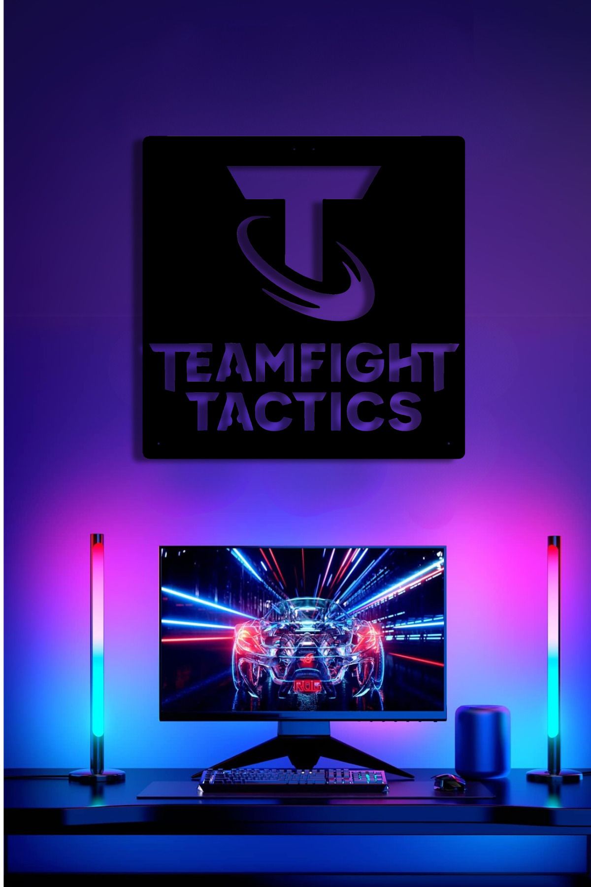 vogards Gamer Metal Tablo Team Fight Tactıcs (TFT)