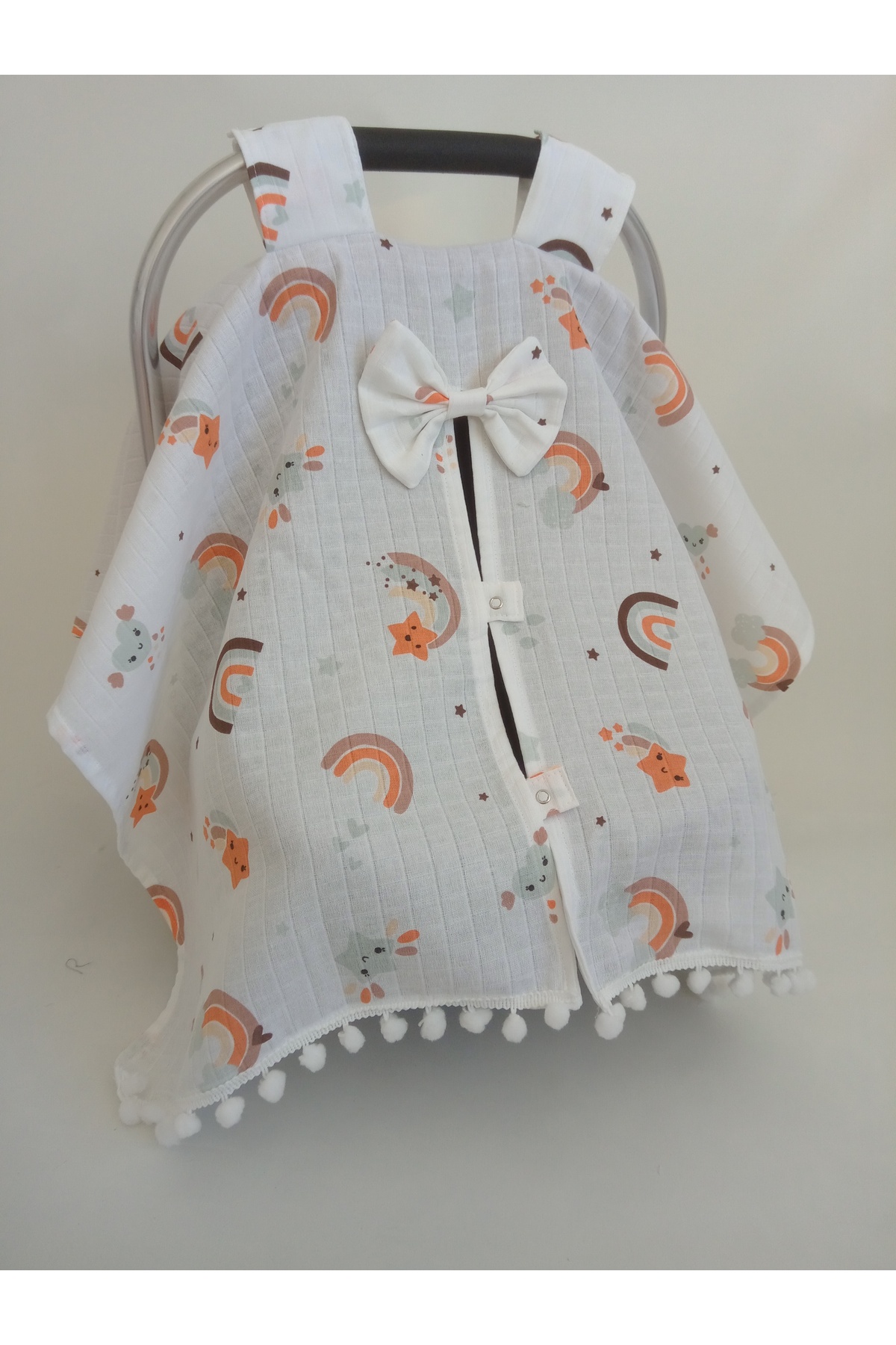 Wenaris % 100 pamuk muslin puset örtüsü fotoğrafı 2 (önizleme)