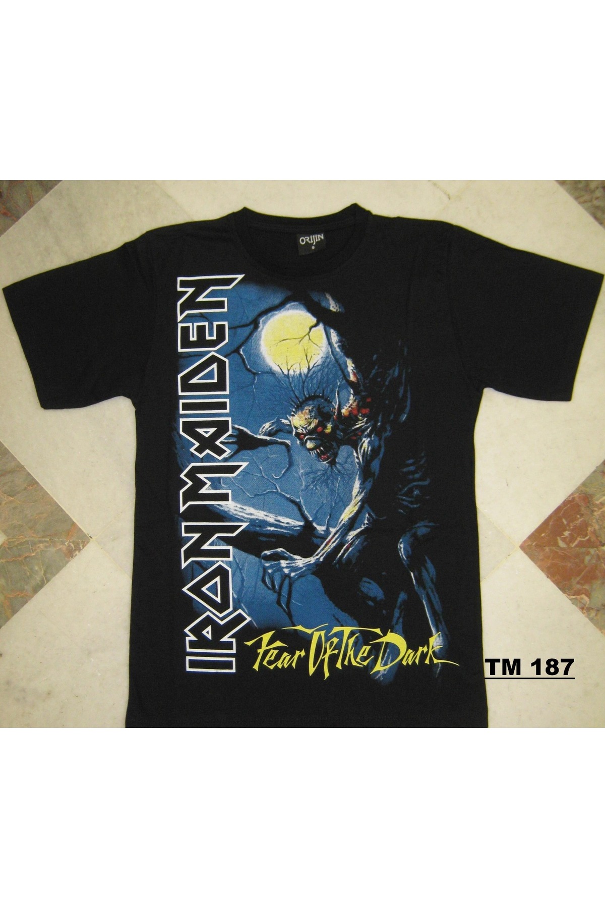 Iron Maiden Printed Black Casual Casual T-Shirt