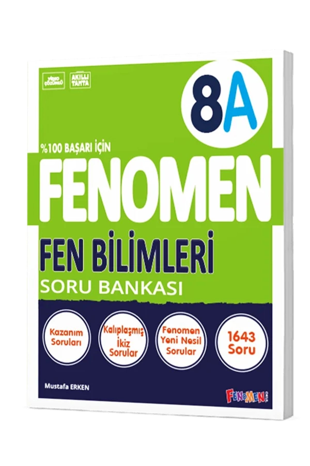 Fenomen Yayıncılık 2024-2025 Müfredat Yeni Nesil 8.Sınıf A Serisi Fen Bilimleri Soru Bankası