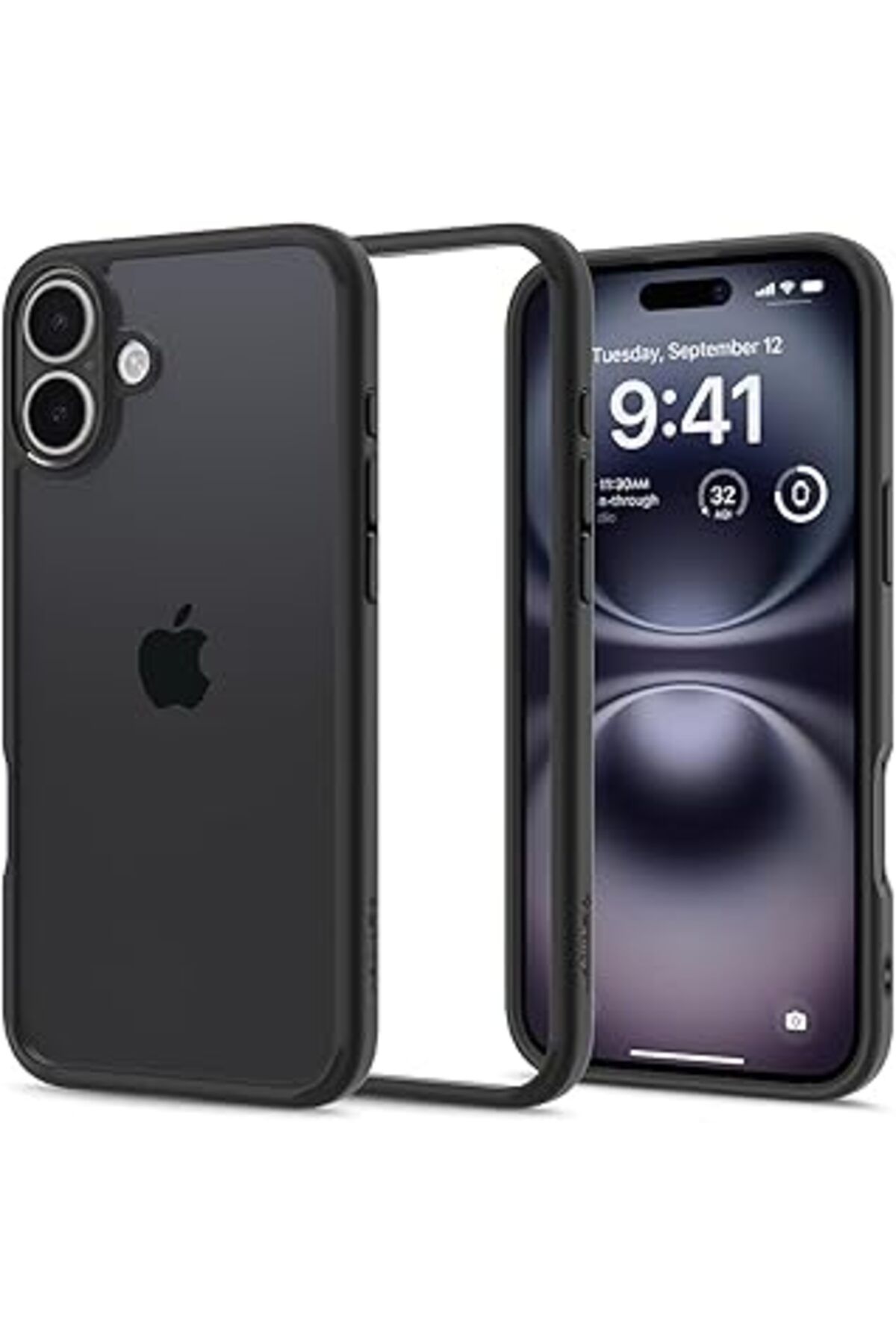 EDALKILIÇ Spigen Iphone 16 Kılıf Ultra Hybrid Matte Black - Acs08201