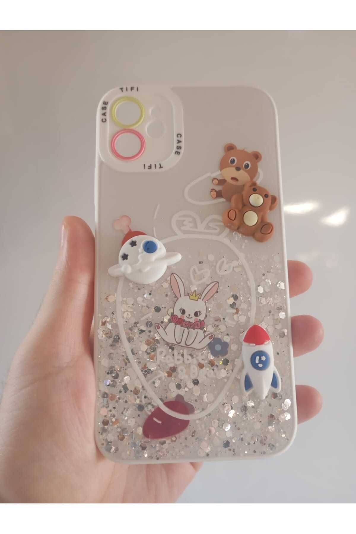 Soffany Iphone 11 Yapışkan Karikatürlü Kılıf