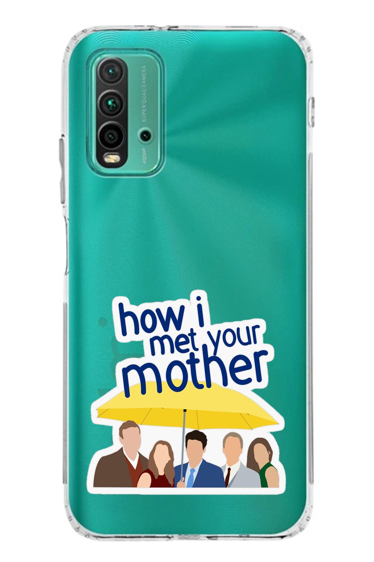 TechTree Redmi 9T Uyumlu How i met your mother Minimalist Tasarımlı Şeffaf Silikon Kılıf