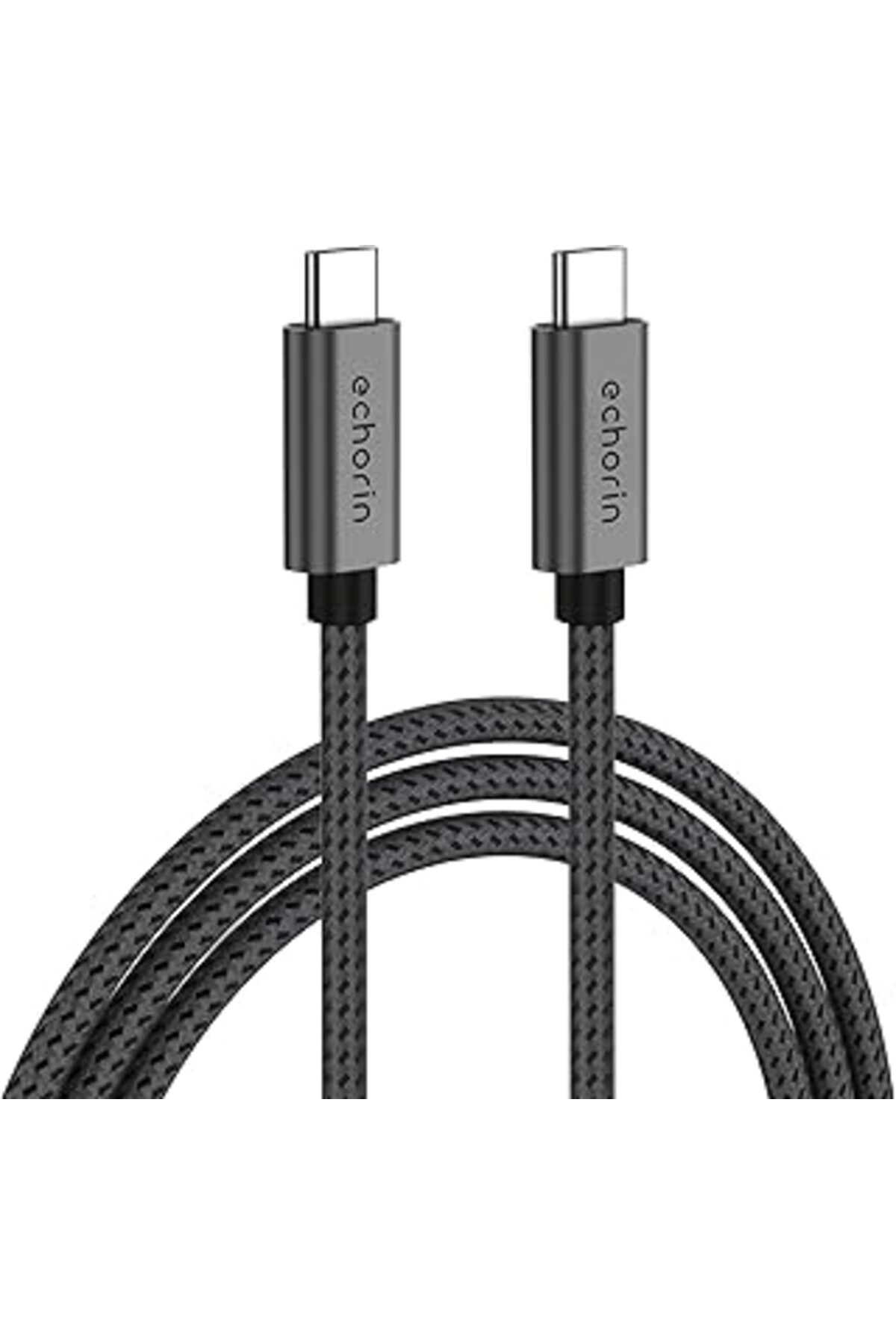 Epatim Echorin Usb-C 240W Örgülü Hızlı Şarj Görüntü Ve Veri Aktarım Kablosu Pd 3.2, 4K, 5A, 20Gbps, Iphone