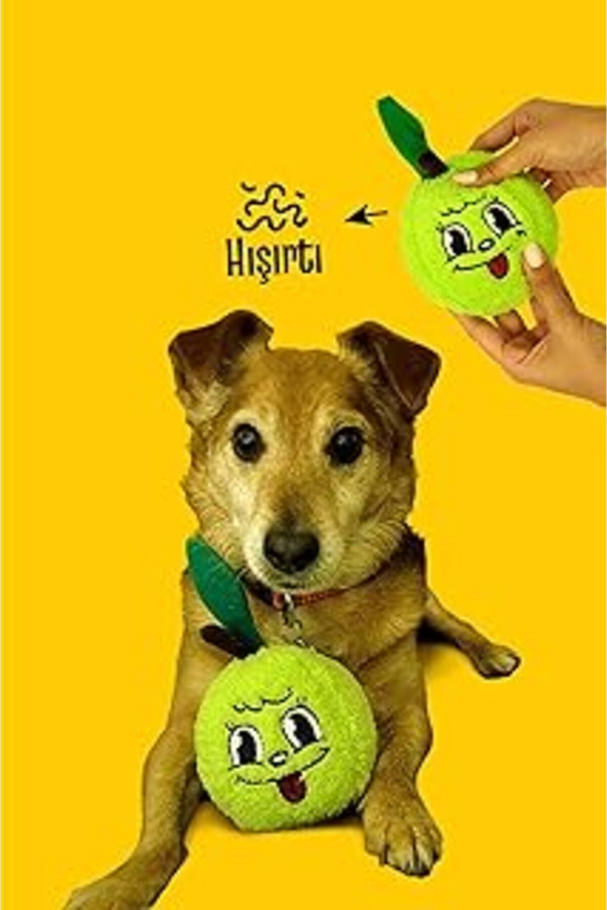 YTT Marketing Havhav Haşarı Yeşil Peluş Köpek Oyuncağı