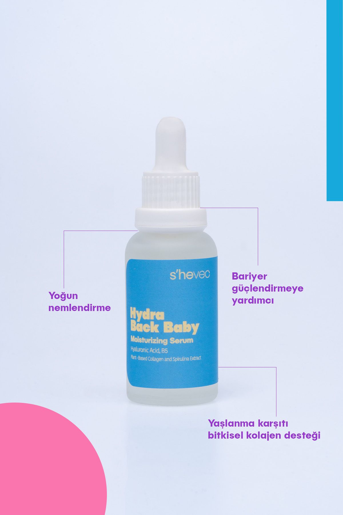 ROSSMANN HYDRA BACK BABY - Hyaluronik Asit Yoğun Nemlendirici ve Dolgunlaştırıcı Cilt Serumu 30ml