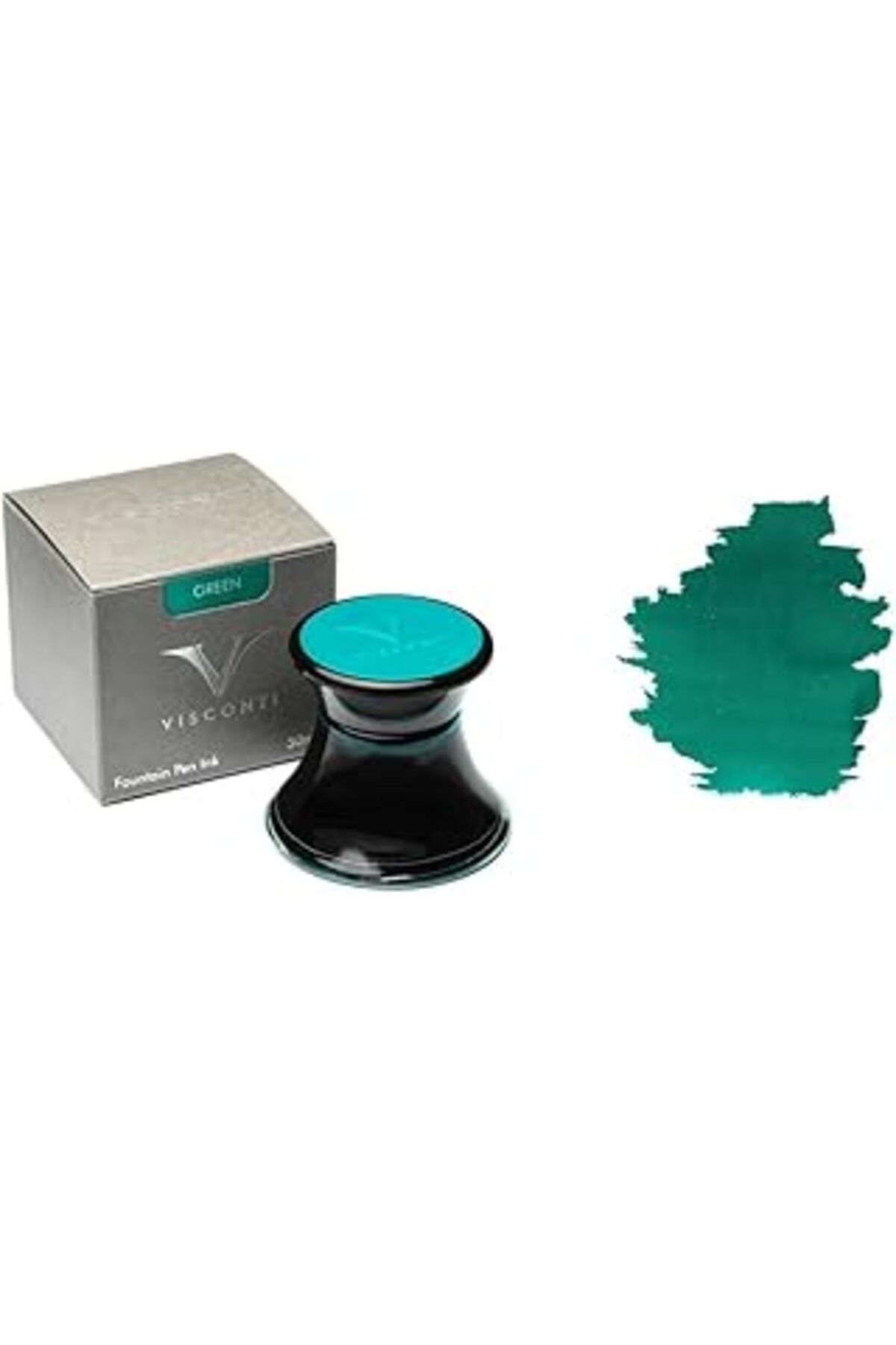 ebadi Luchiano Visconti Inkwell Green 50Ml Ink202202 Hokka Yedek Mürekkep Yeşil