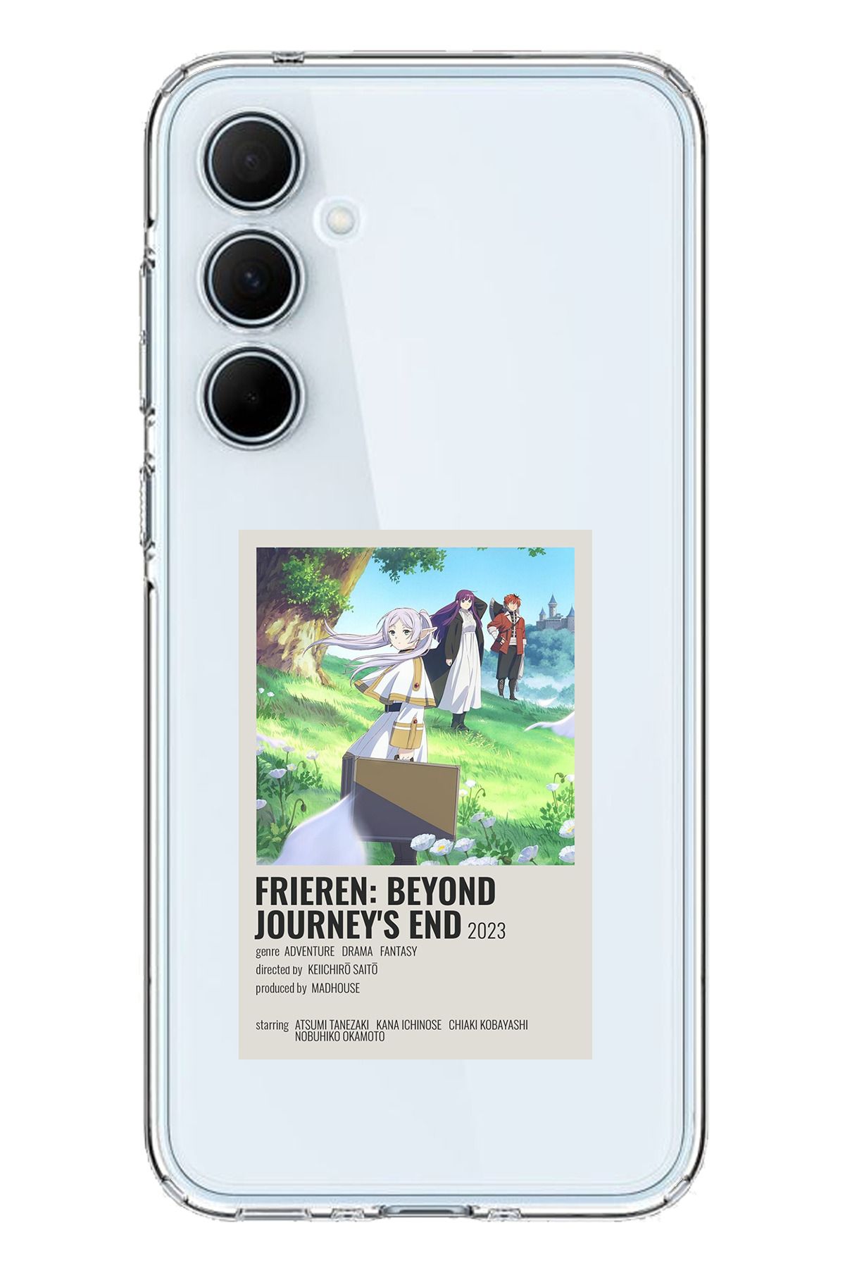 TechTree SAMSUNG Galaxy A35 Uyumlu Frieren: Beyond Journey's End Tasarımlı Şeffaf Silikon Kılıf