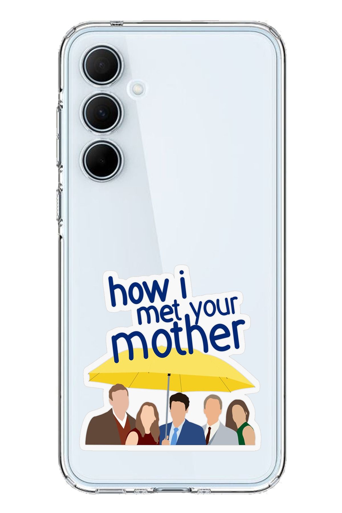 TechTree SAMSUNG Galaxy A35 Uyumlu How i met your mother Minimalist Tasarımlı Şeffaf Silikon Kılıf