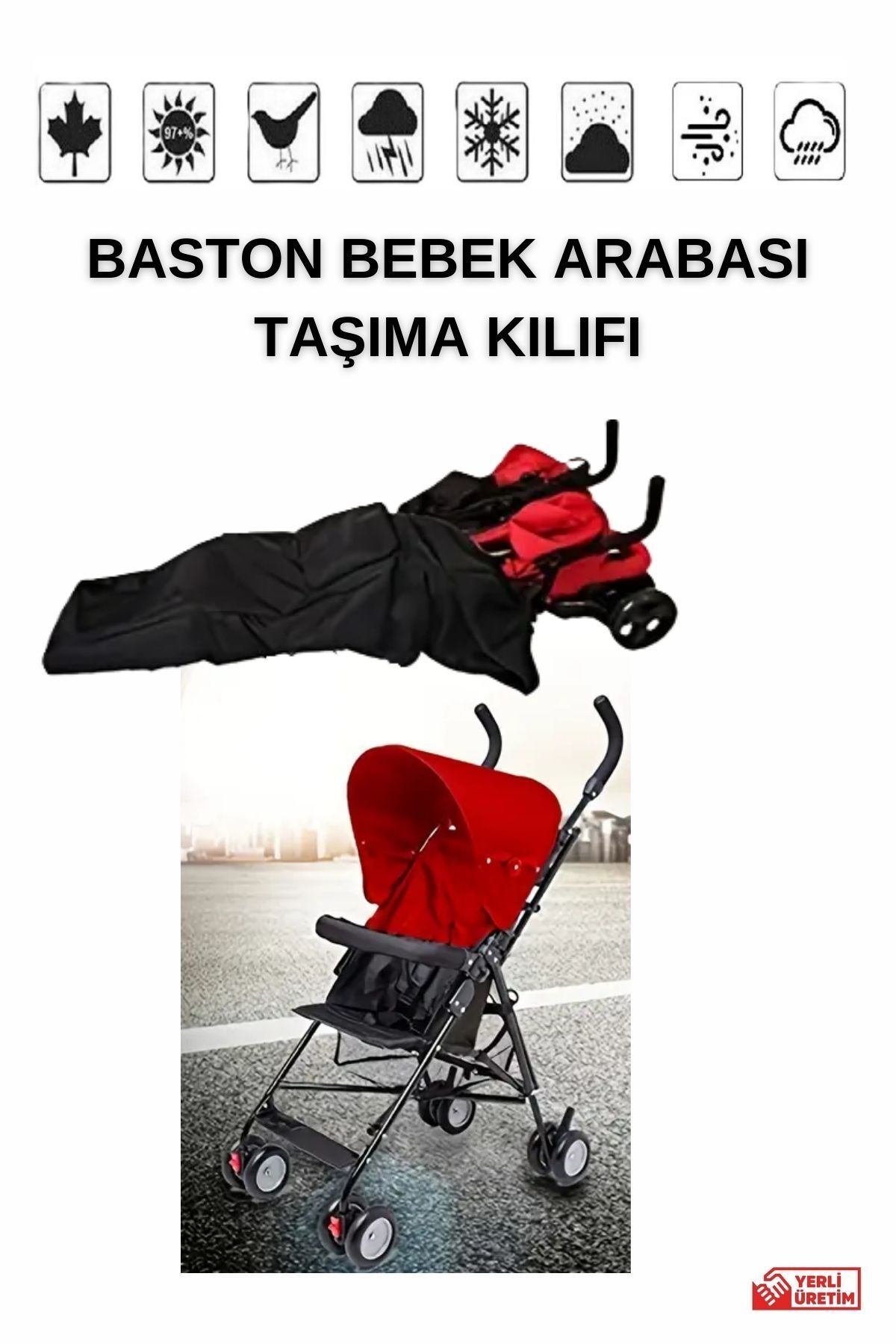 AutoEN BASTON BEBEK ARABASI TAŞIMA TORBASI