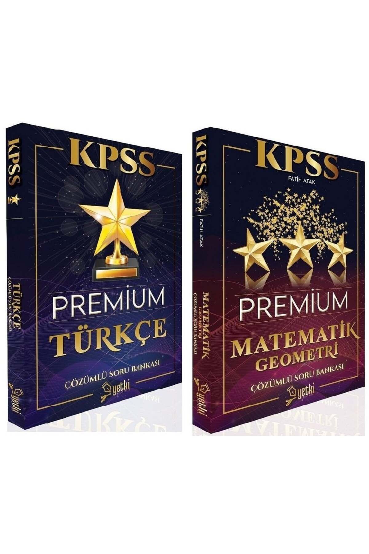 Yetki Yayıncılık Yetki KPSS Türkçe+Matematik Premium Soru Bankası 2 li Set