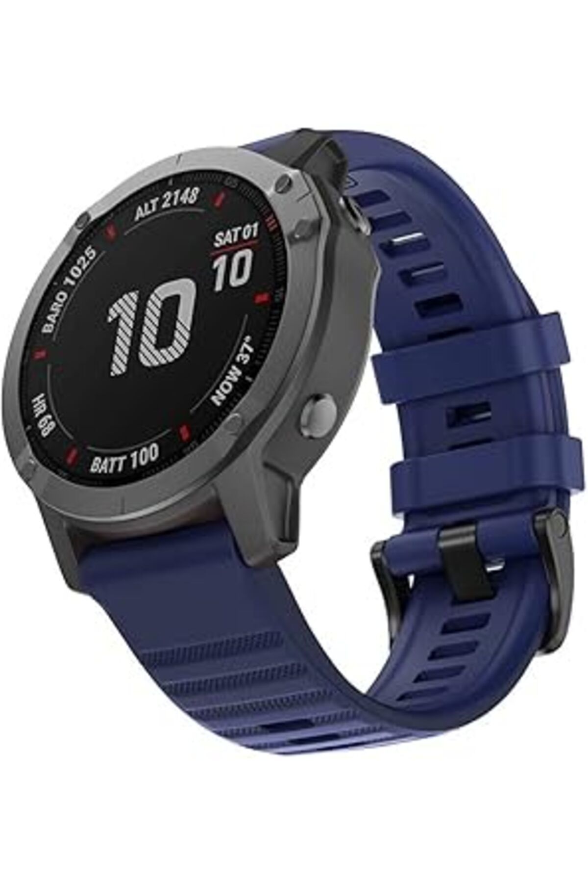 ebadi Garmin Fenix 6 Için Kordon Quick Fit Strap Band Lacivert