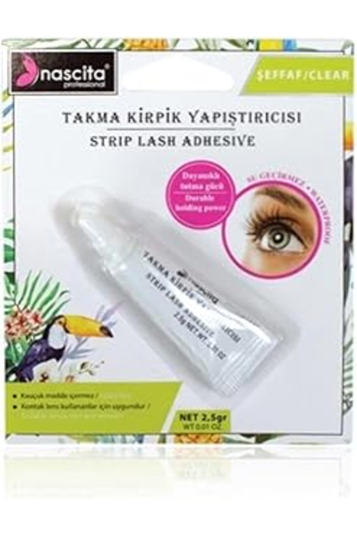 ebadi Takma Kirpik Yapıştırıcı (Beyaz, 2.5 Gr)