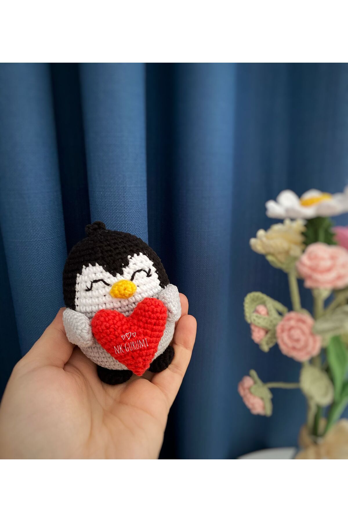 NK GURUMİ Amigurumi Örgü Minik Sevimli Penguen