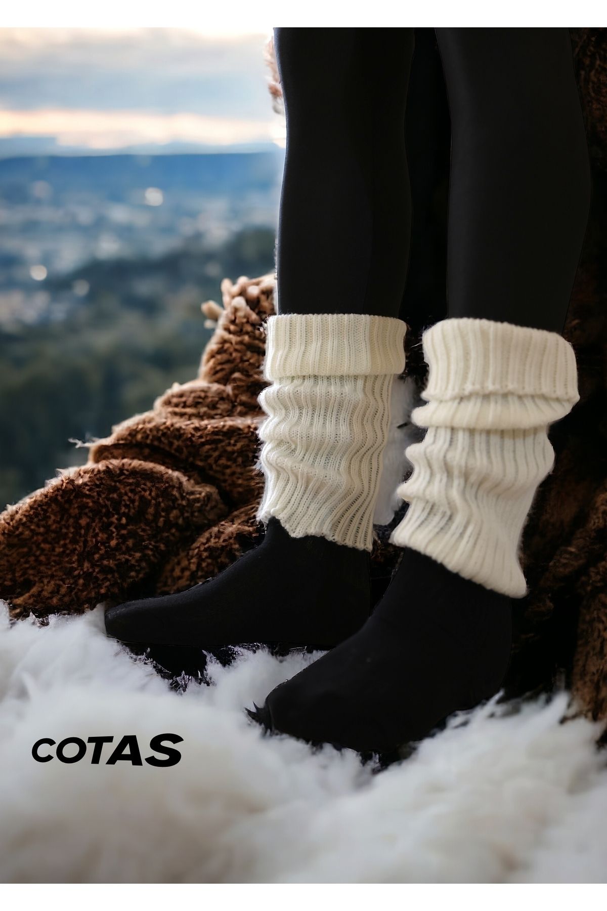 COTAS-غطاء غبار تريكو من الأكريليك بنسبة 100% - جهاز تدفئة القدمين 3