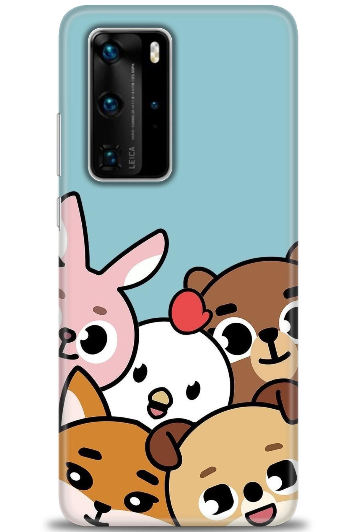 CooperTech Huawei P40 Pro İle Uyumlu HD Baskılı Silikon Kılıf - Baskılı FullHDTasarımlar  - 388