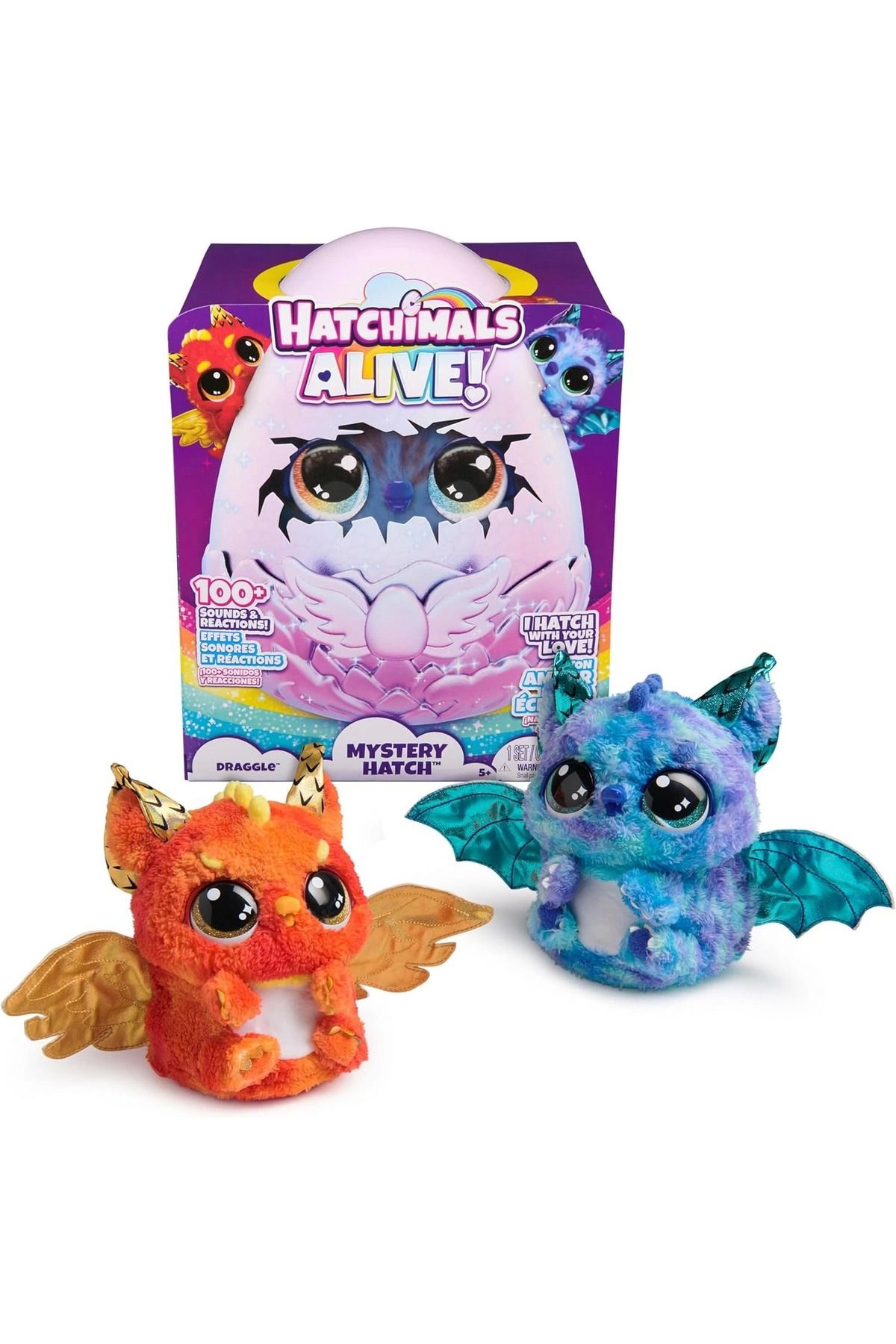 estevia Yeni Estevia Urny Hatchimals Peluş Simli Draggle Company