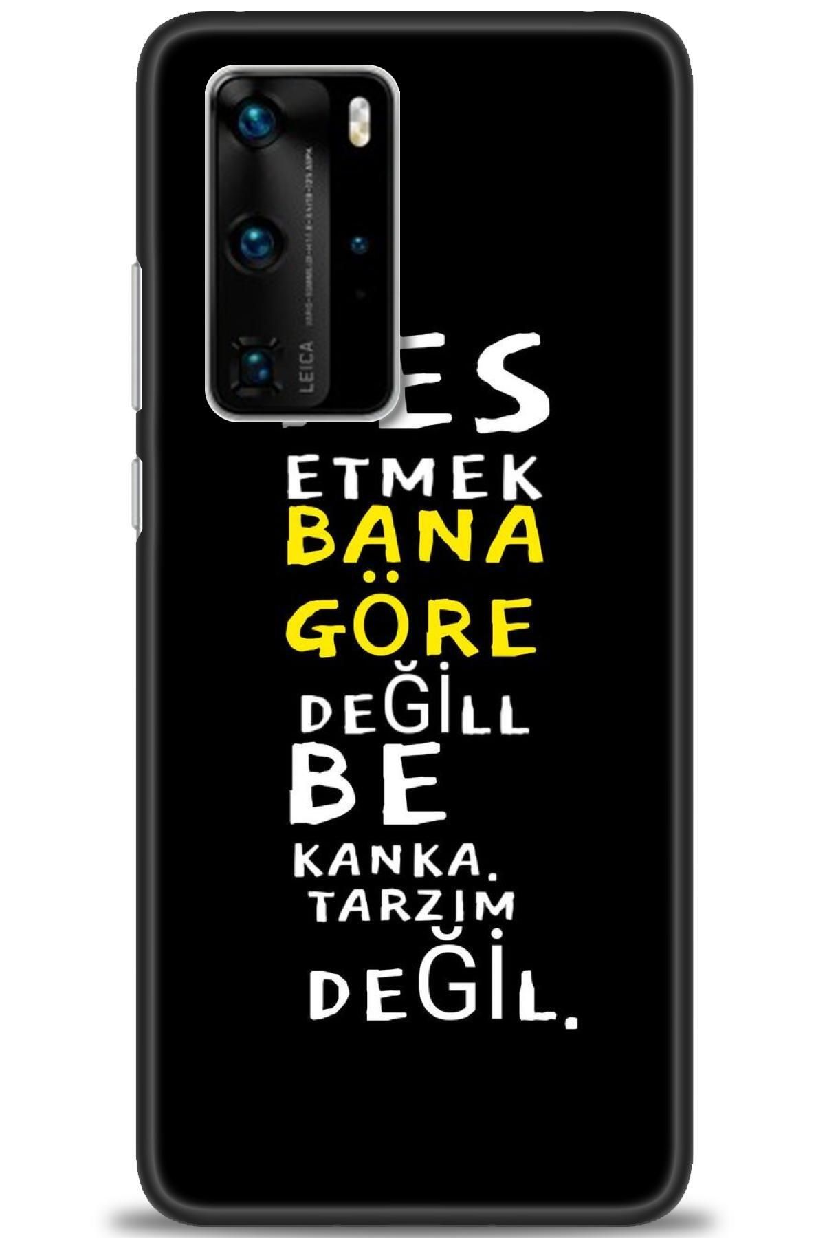 CooperTech Huawei P40 Pro İle Uyumlu HD Baskılı Silikon Kılıf - Baskılı FullHDTasarımlar  - 475