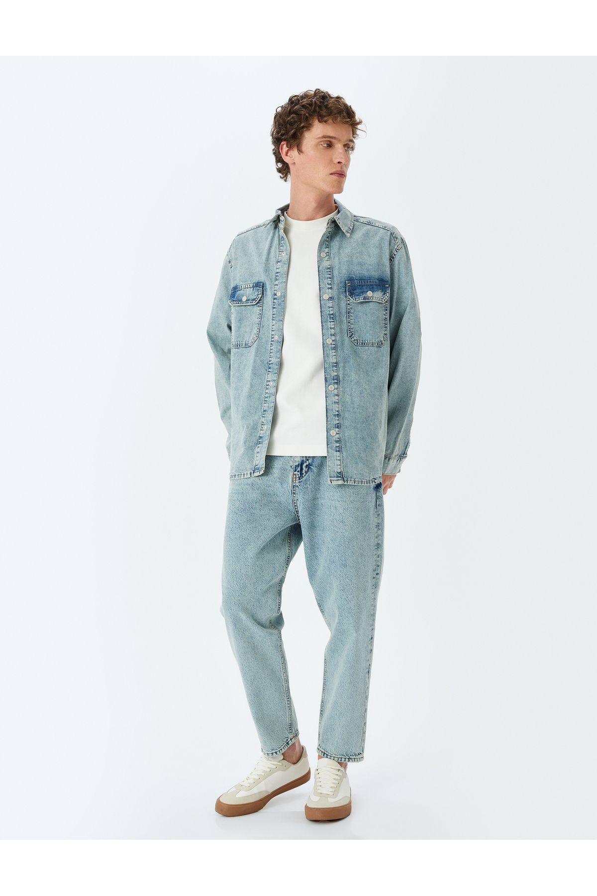 Koton Yeni Sezon Loose Fit Kot Pantolon - Steve Jean