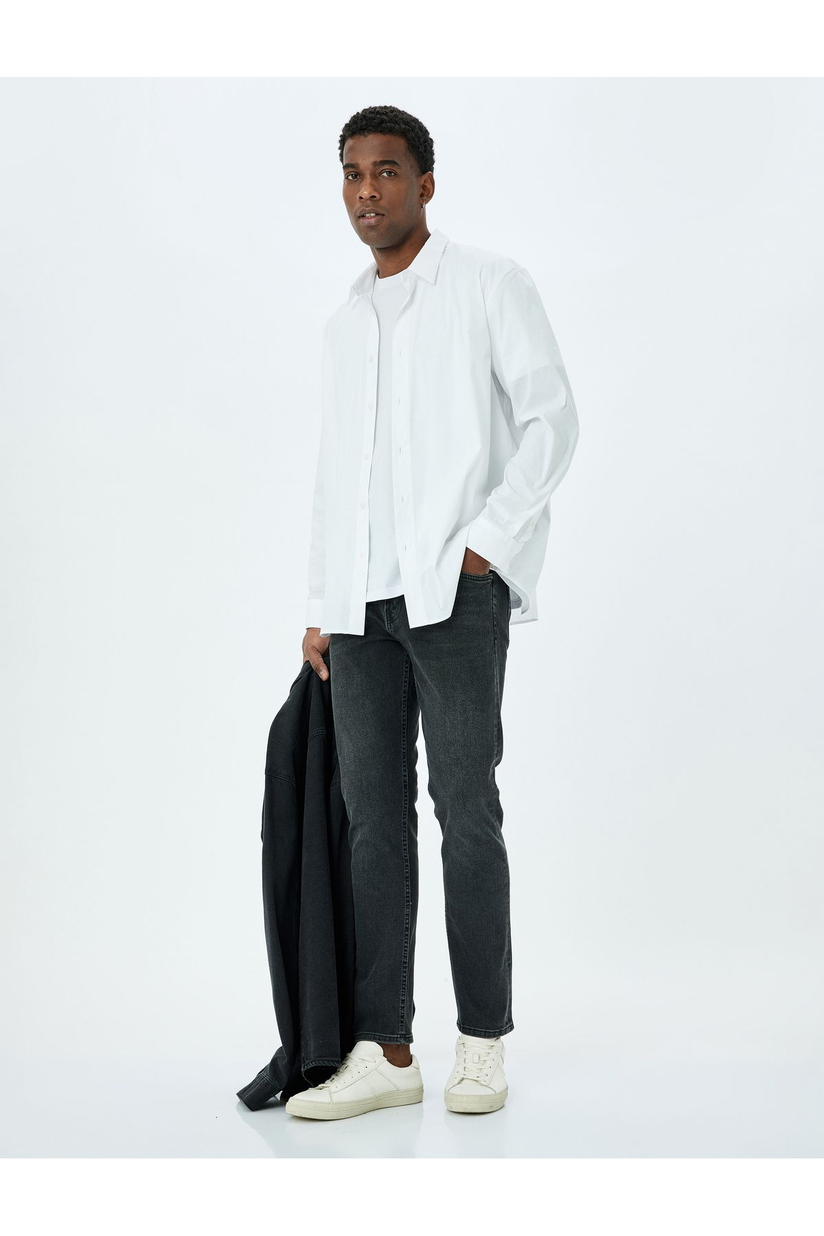 Koton Yeni Sezon Normal Bel Cepli Pamuklu Slim Fit Kot Pantolon - Brad Jean