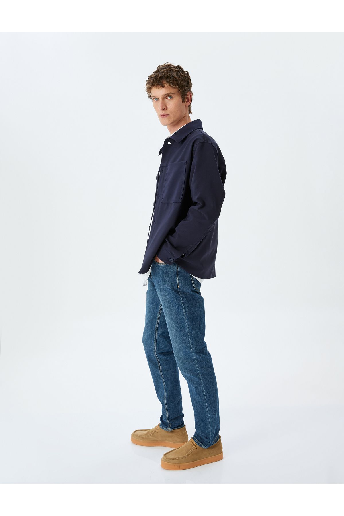 Koton Yeni Sezon Slim Fit Kot Pantolon - Brad Jean
