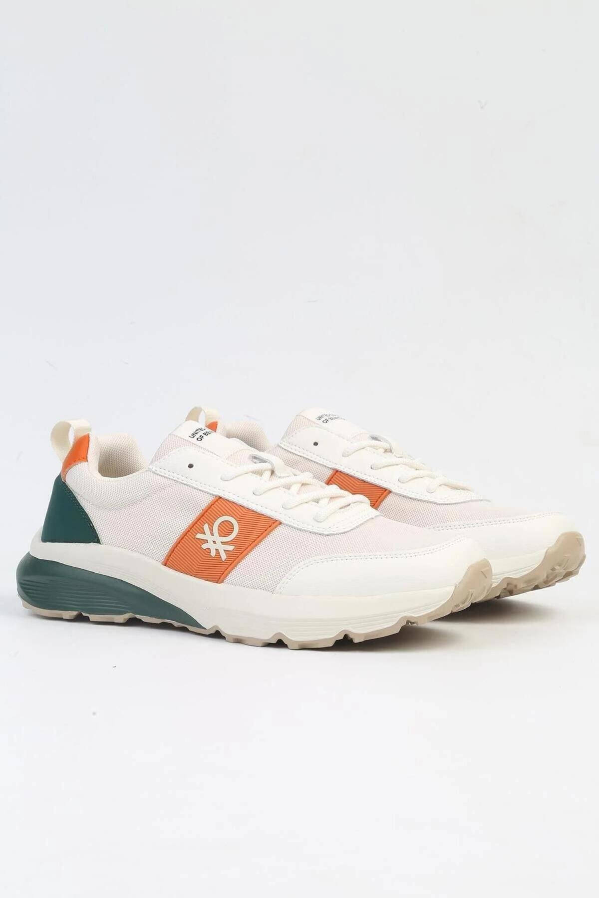 کفش کتانی مردانه بلوک رنگی | بنتون Benetton 24YTrBN10252MTE - تصویر 2