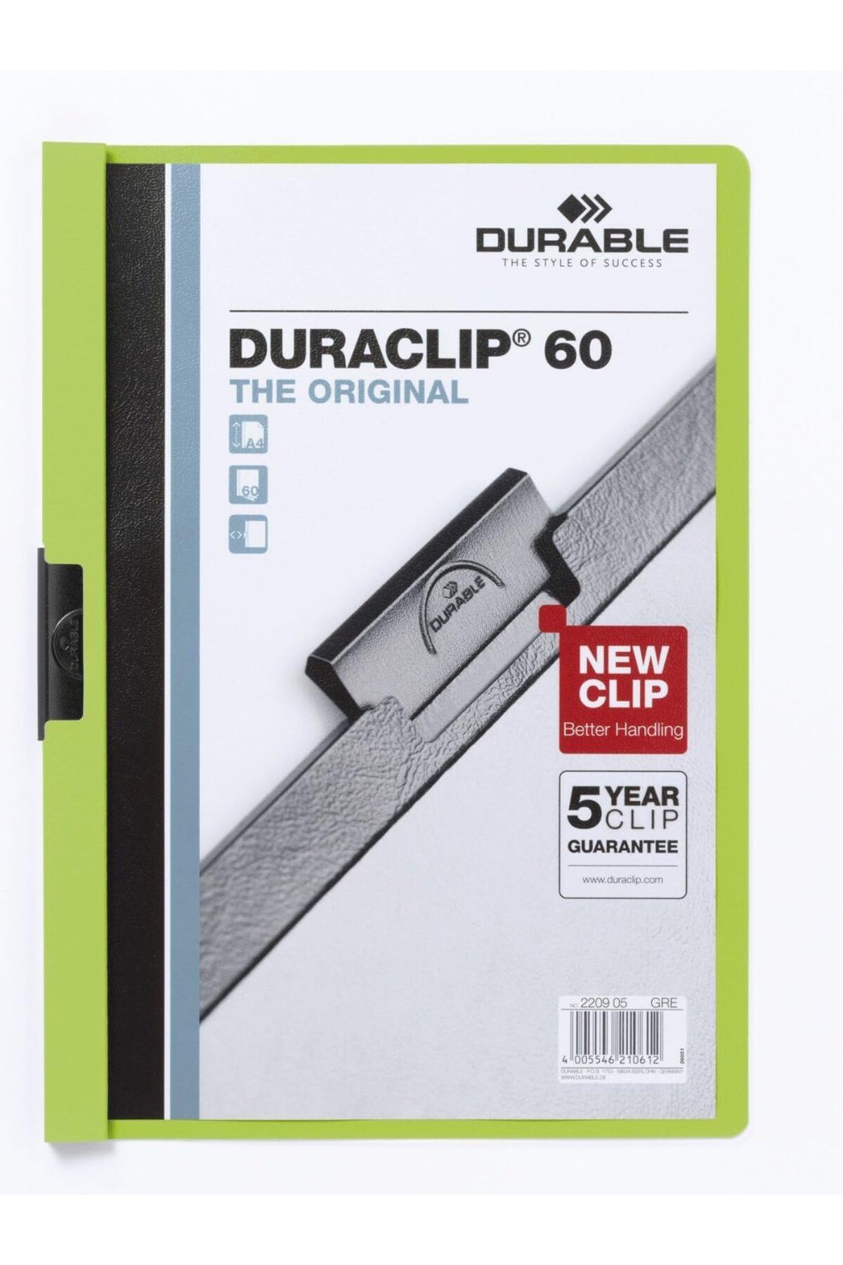 NcK 2209 Duraclip, Yeşil, 1 Adet