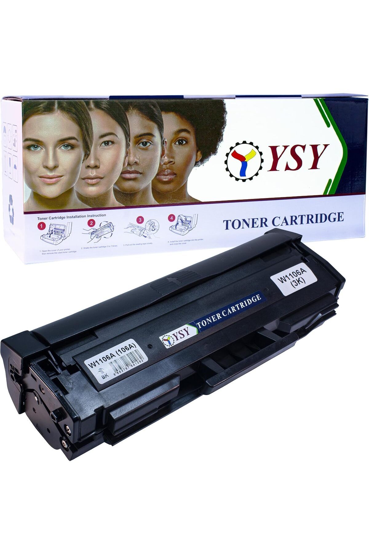 NcK 106A 107, MFP135, MFP137, MFP138 Yüksek Kapasiteli Muadil Toner (ÇİPLİ) (3K)