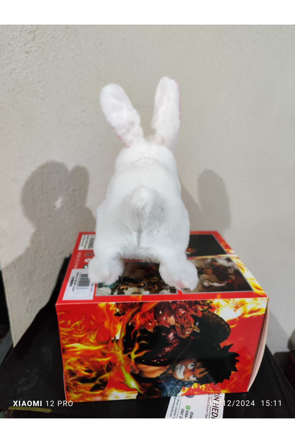 Selay Beyaz Elektronik Sesli Zıplayan Hareketli Havuçlu Peluş Tavşan 18x17 Cm kaliteli ürün fotoğrafı 6 (önizleme)