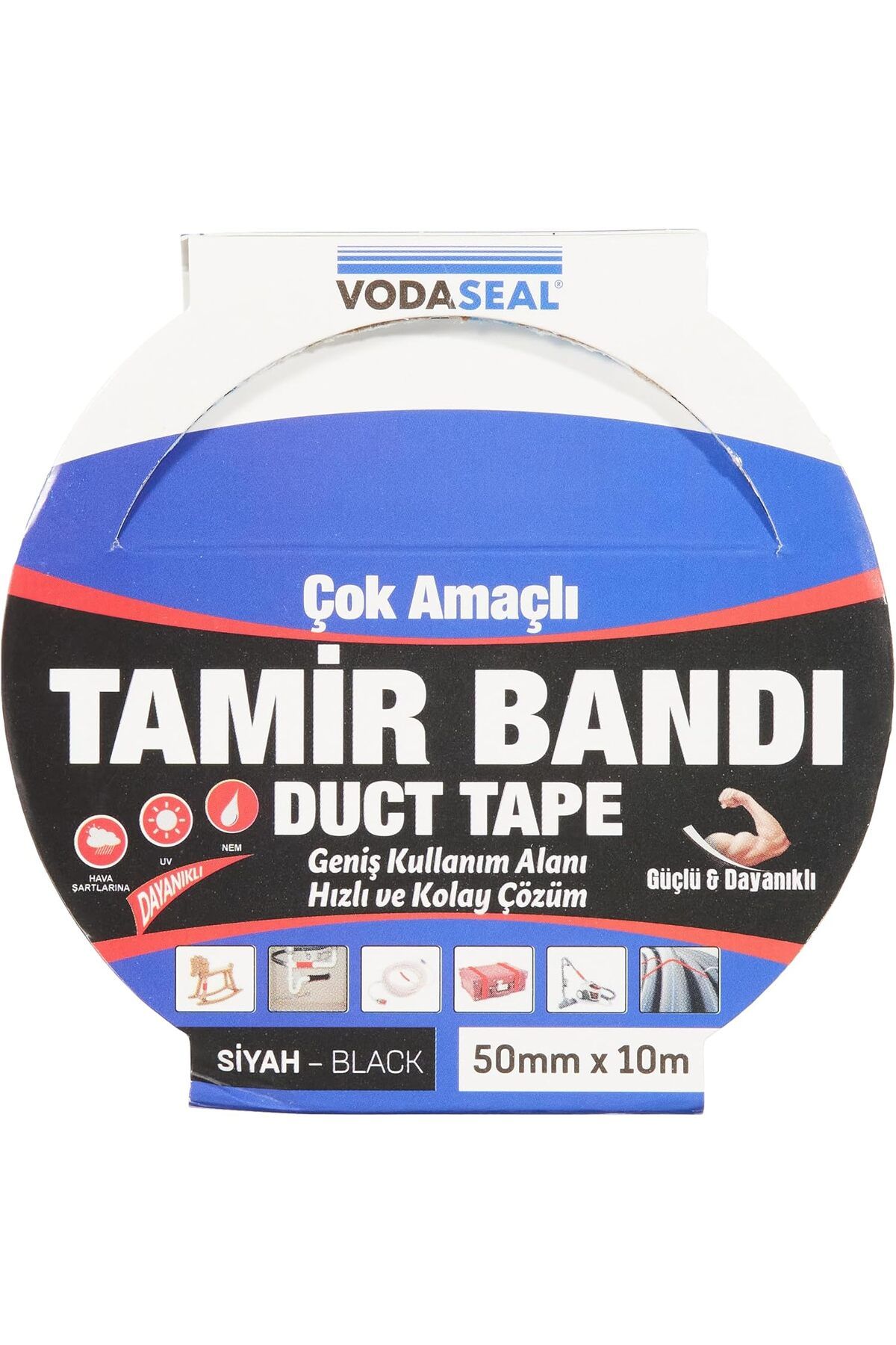 NcK Çok Amaçlı Tamir Bandı, 50mmx10mt, Siyah